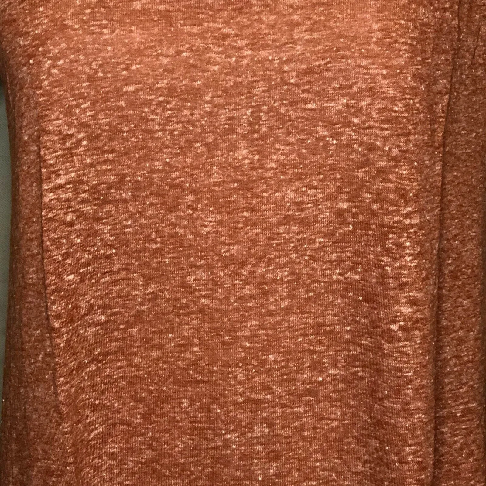 LuLaRoe Classic T Women's Extra Small Top Heather Orange Gray Trim NWT