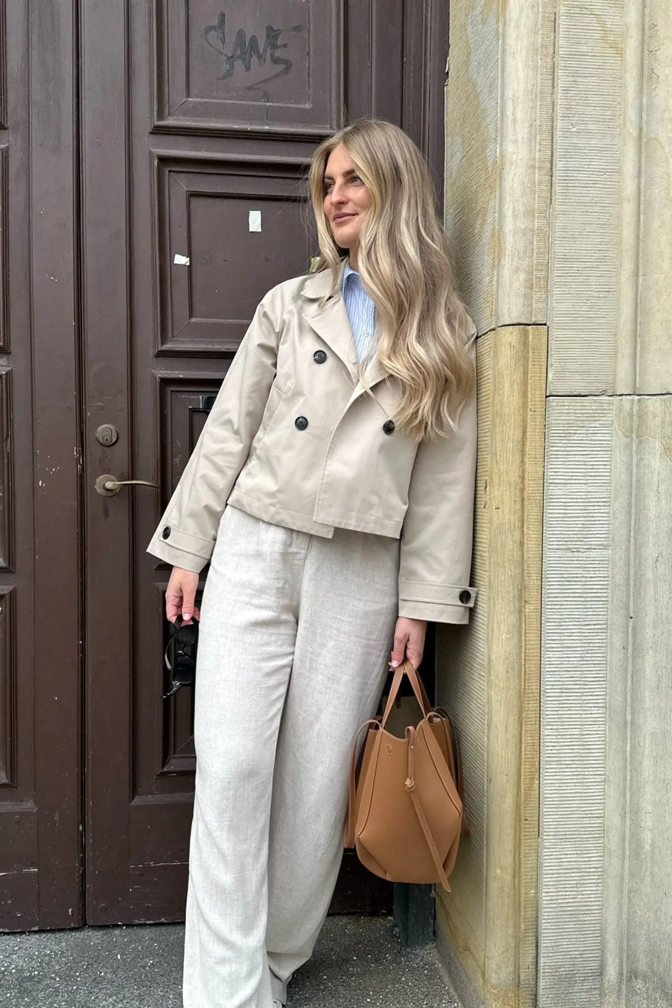 LunaIC Trenchcoat - Lys Beige