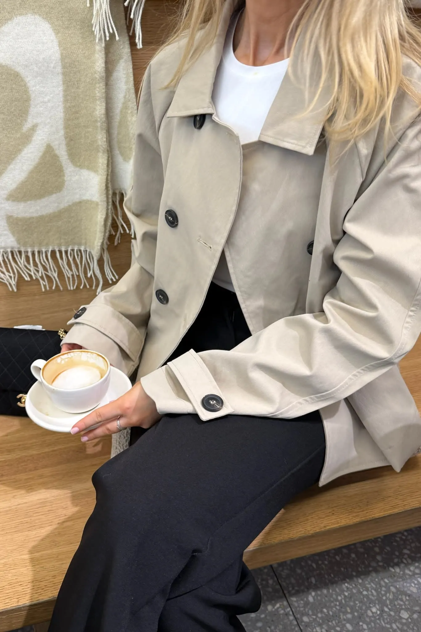 LunaIC Trenchcoat - Lys Beige
