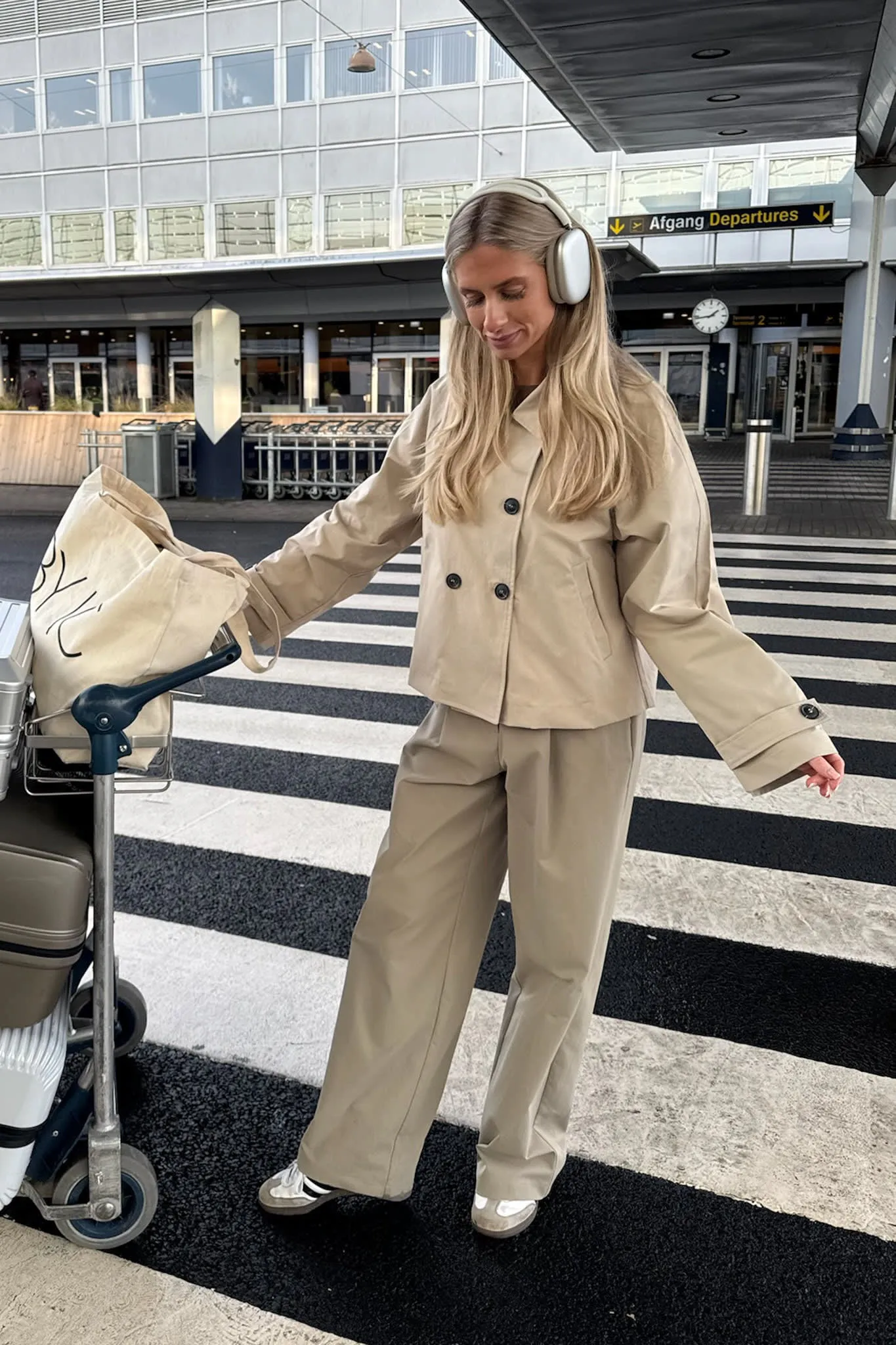LunaIC Trenchcoat - Lys Beige