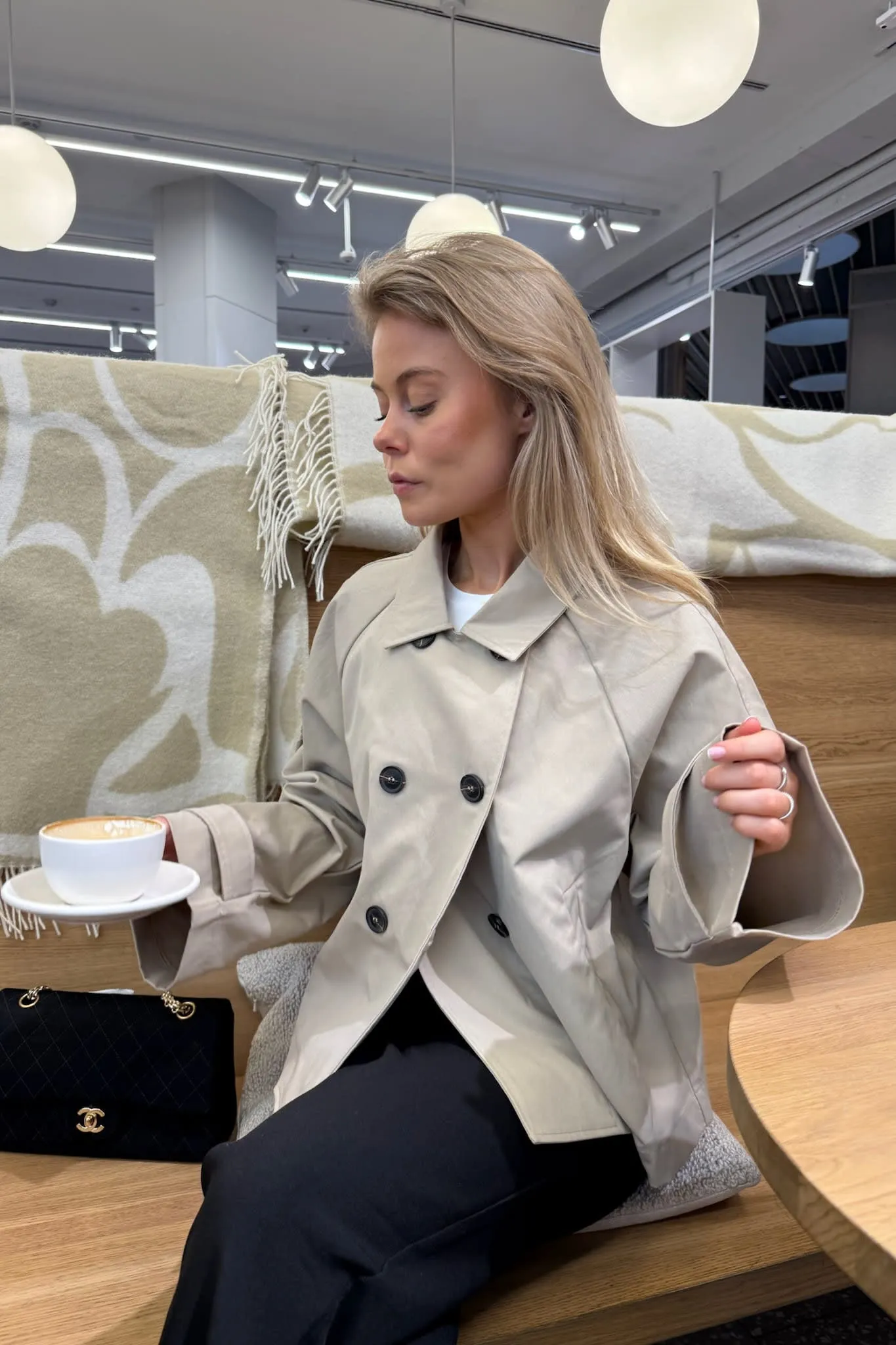 LunaIC Trenchcoat - Lys Beige