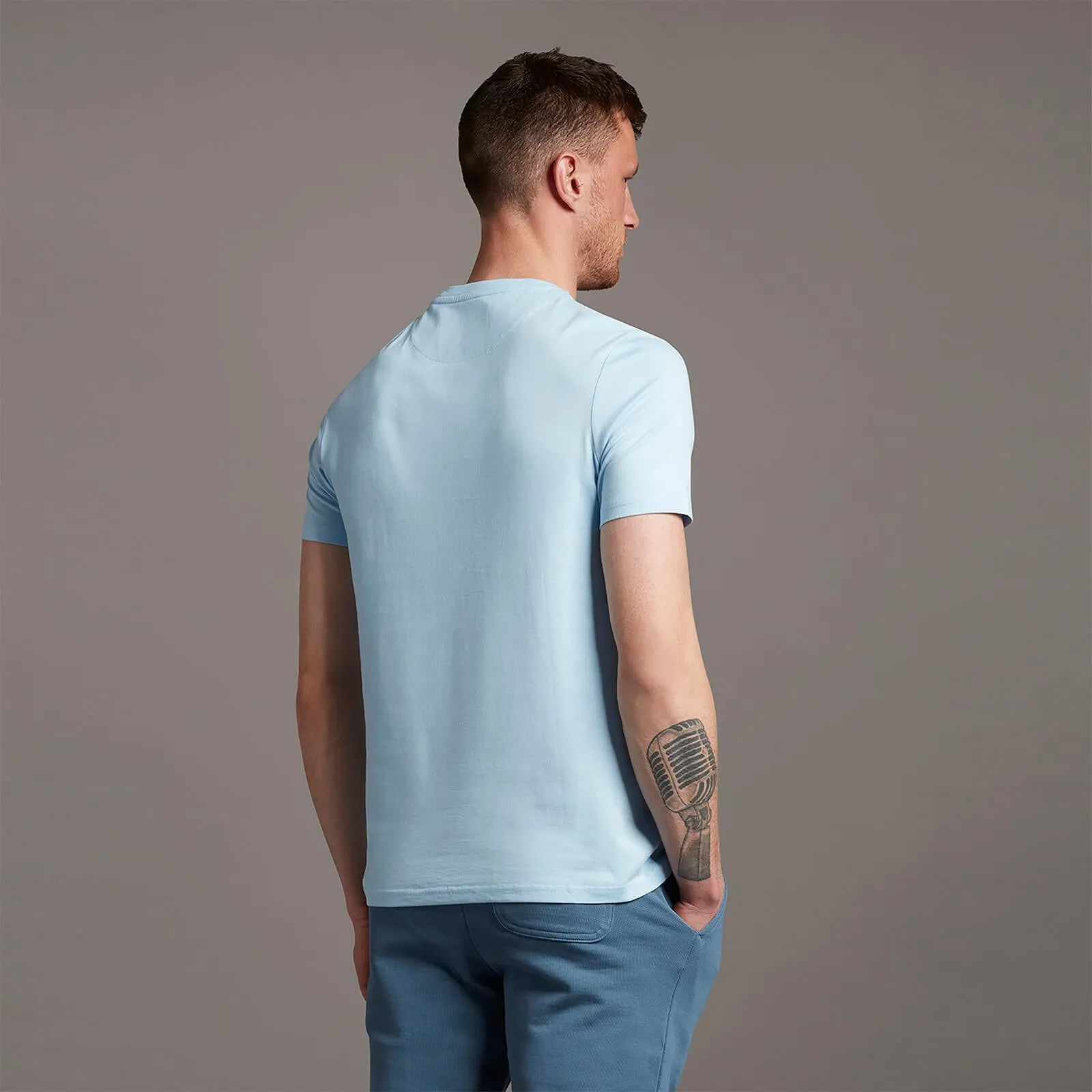 Lyle And Scott Plain T-Shirt Light Blue