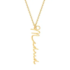 Madrid - Collier Prénom Vertical