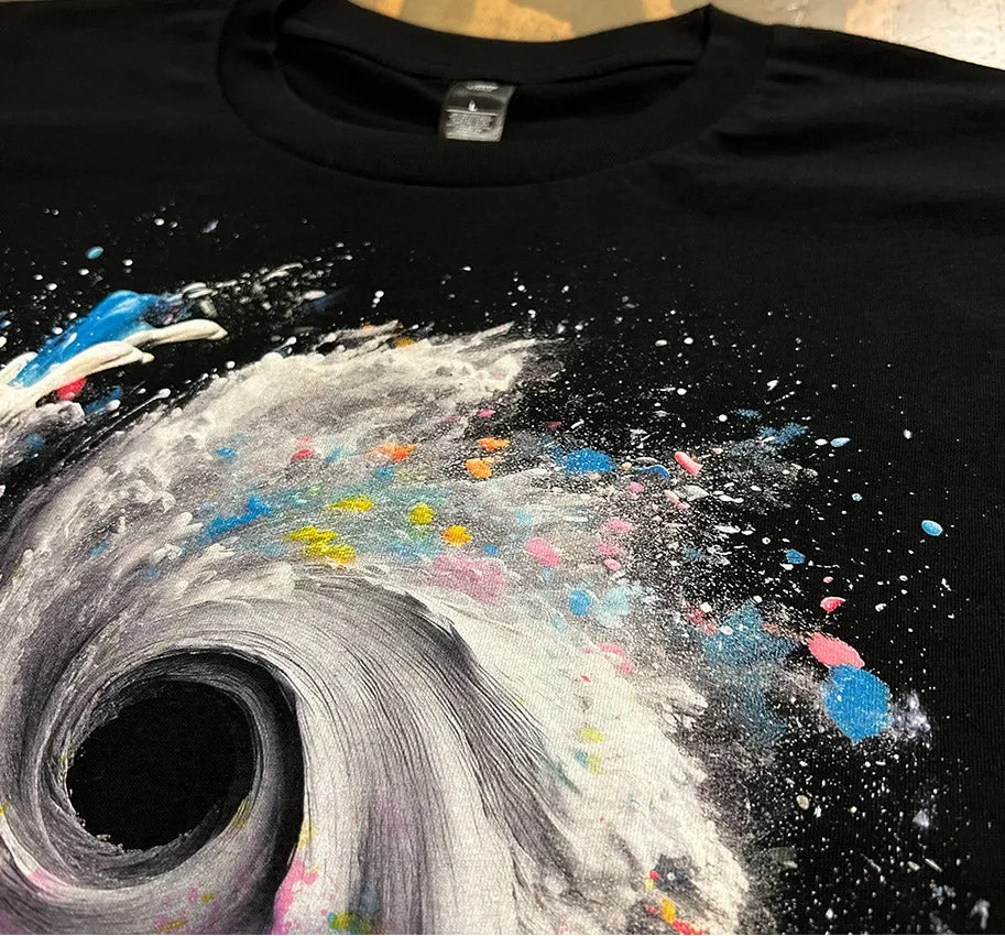 Mandala Vortex  Mens T Black