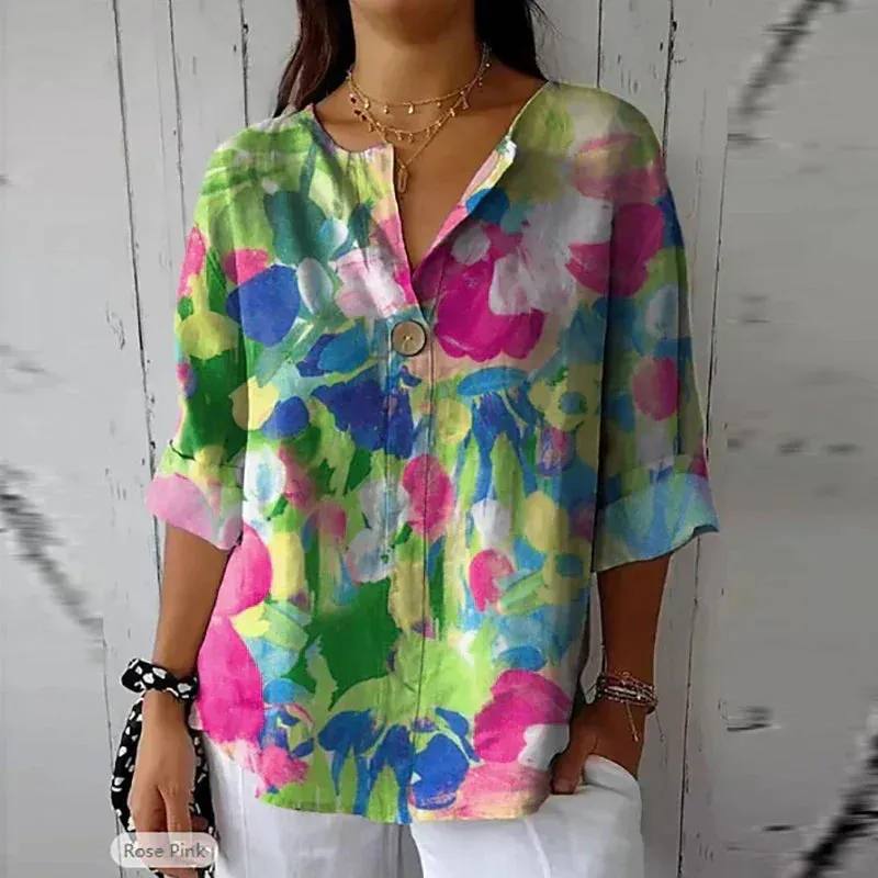 Mary Chic Floral Blouse