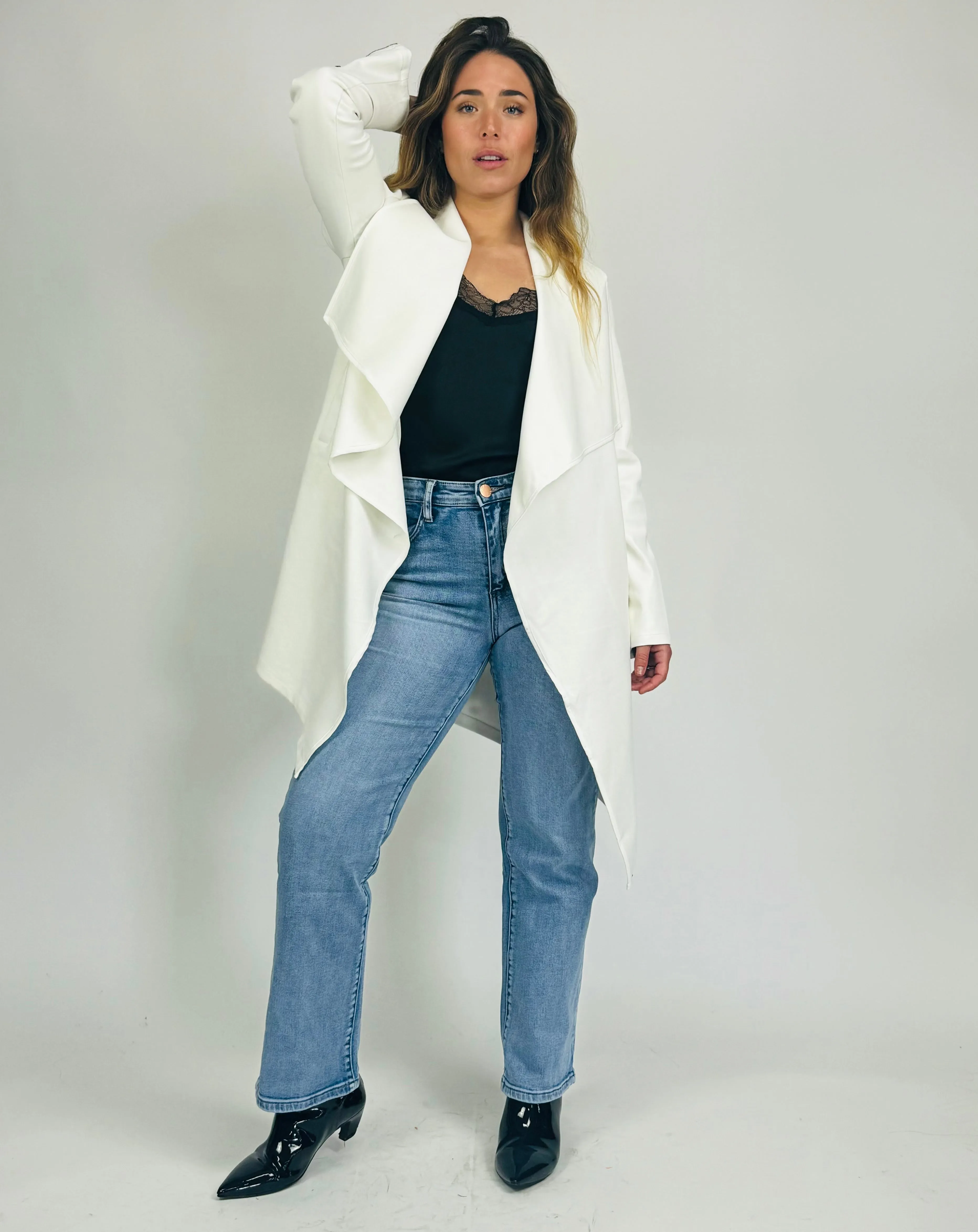 MAXIM  CONTRAST WATERFALL  COAT