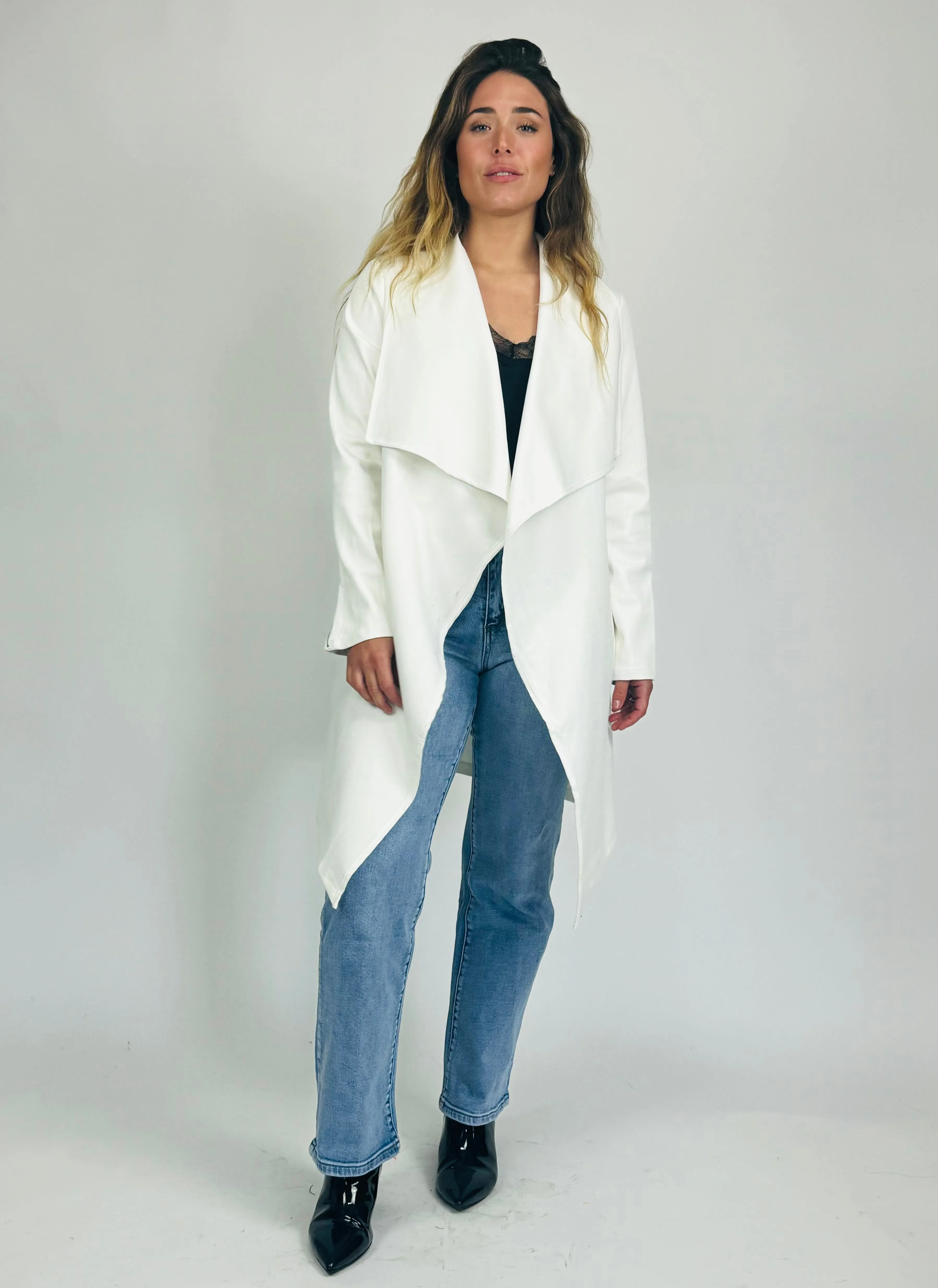 MAXIM  CONTRAST WATERFALL  COAT