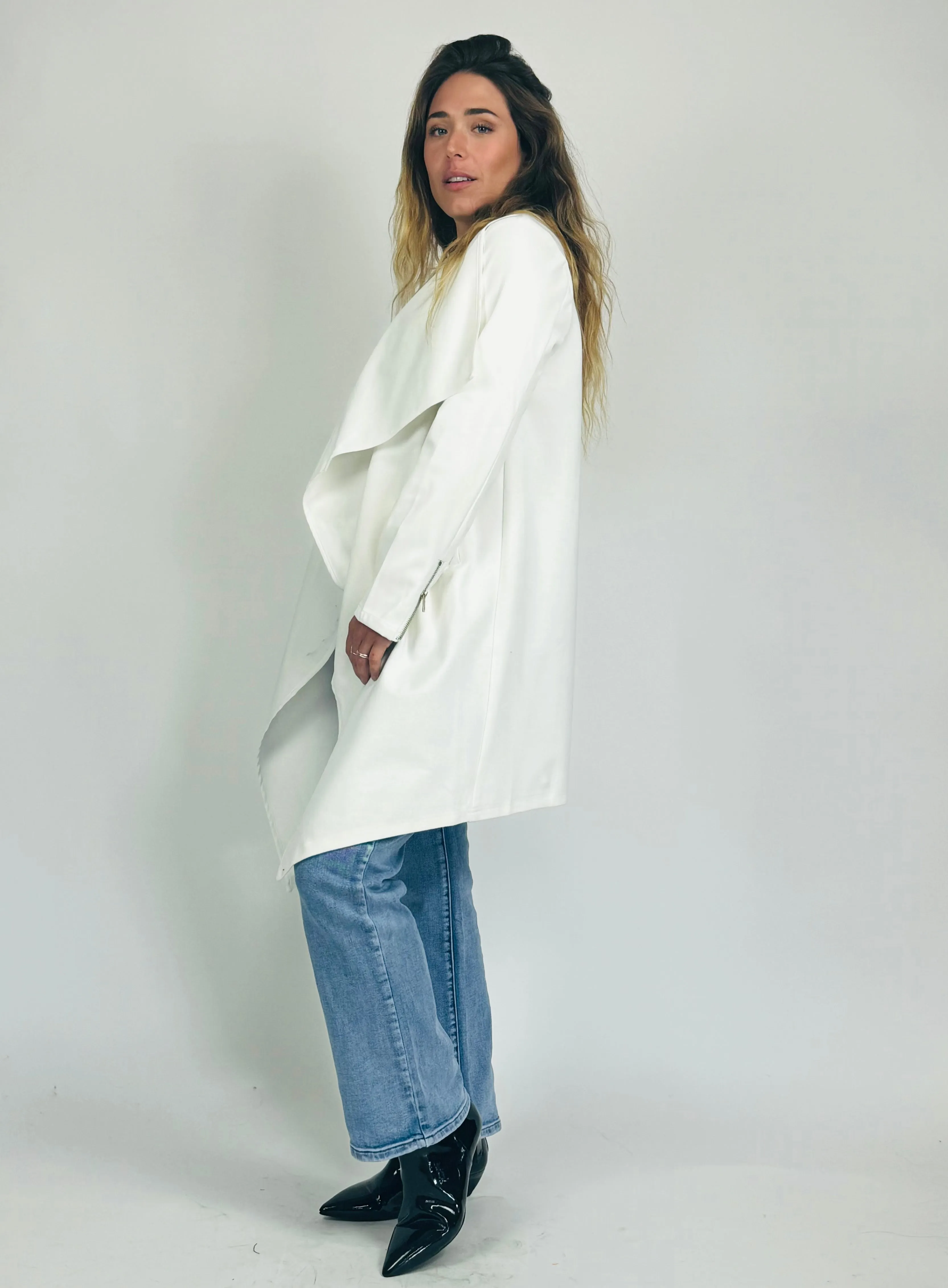MAXIM  CONTRAST WATERFALL  COAT
