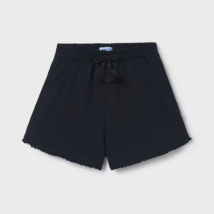 Mayoral Older Girls Shorts 272 Black