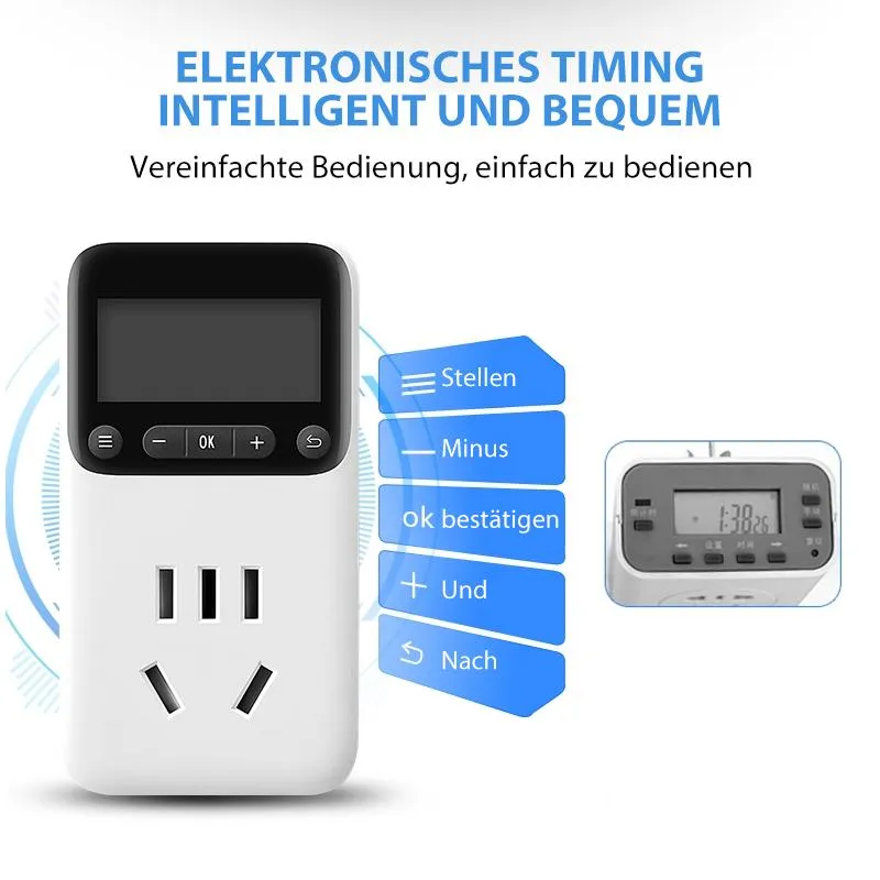 Mechanischer Timer für Steckdose