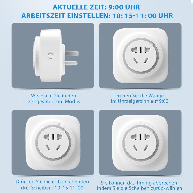 Mechanischer Timer für Steckdose