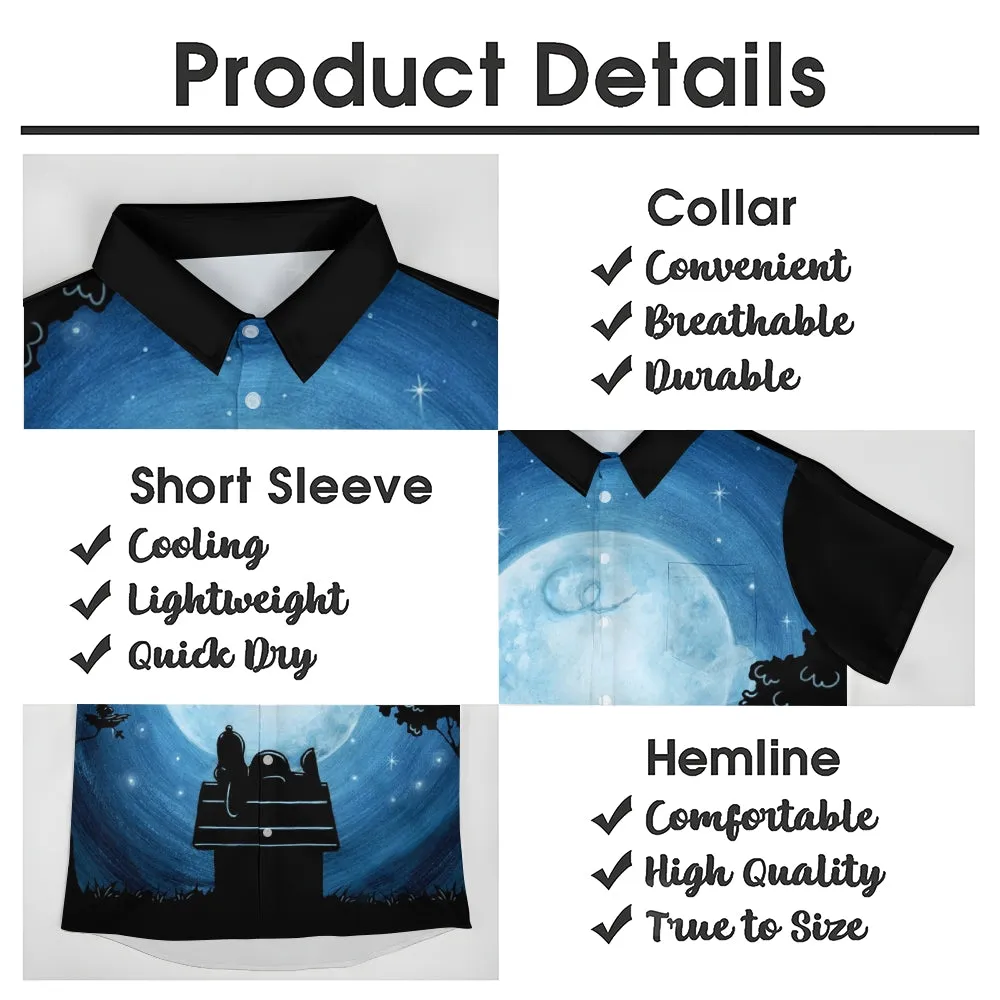 Men's Cartoon Character Casual Short Sleeve Shirt 2311000030