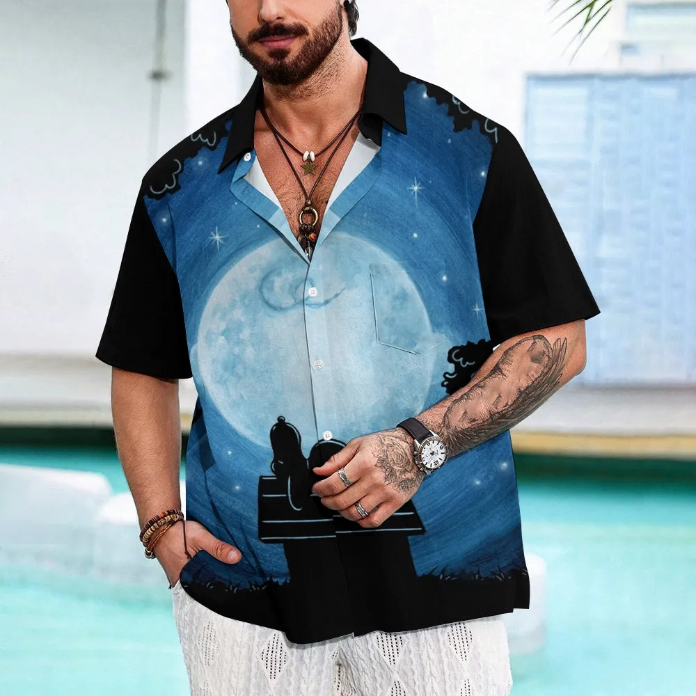 Men's Cartoon Character Casual Short Sleeve Shirt 2311000030