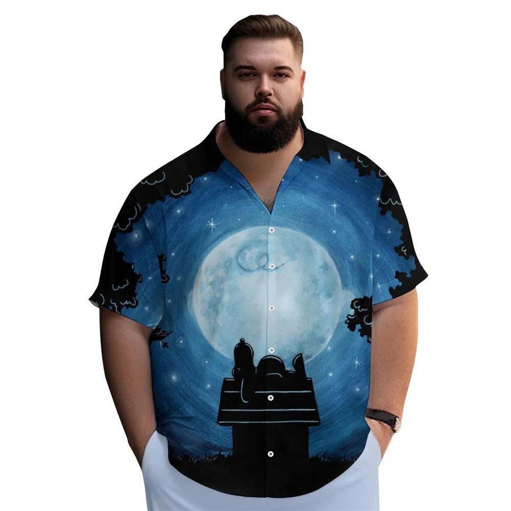 Men's Cartoon Character Casual Short Sleeve Shirt 2311000030
