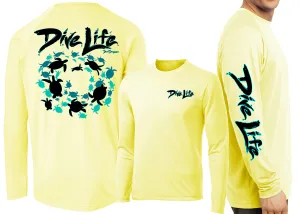 Men’s Performance Dive Life Turtles Long Sleeve