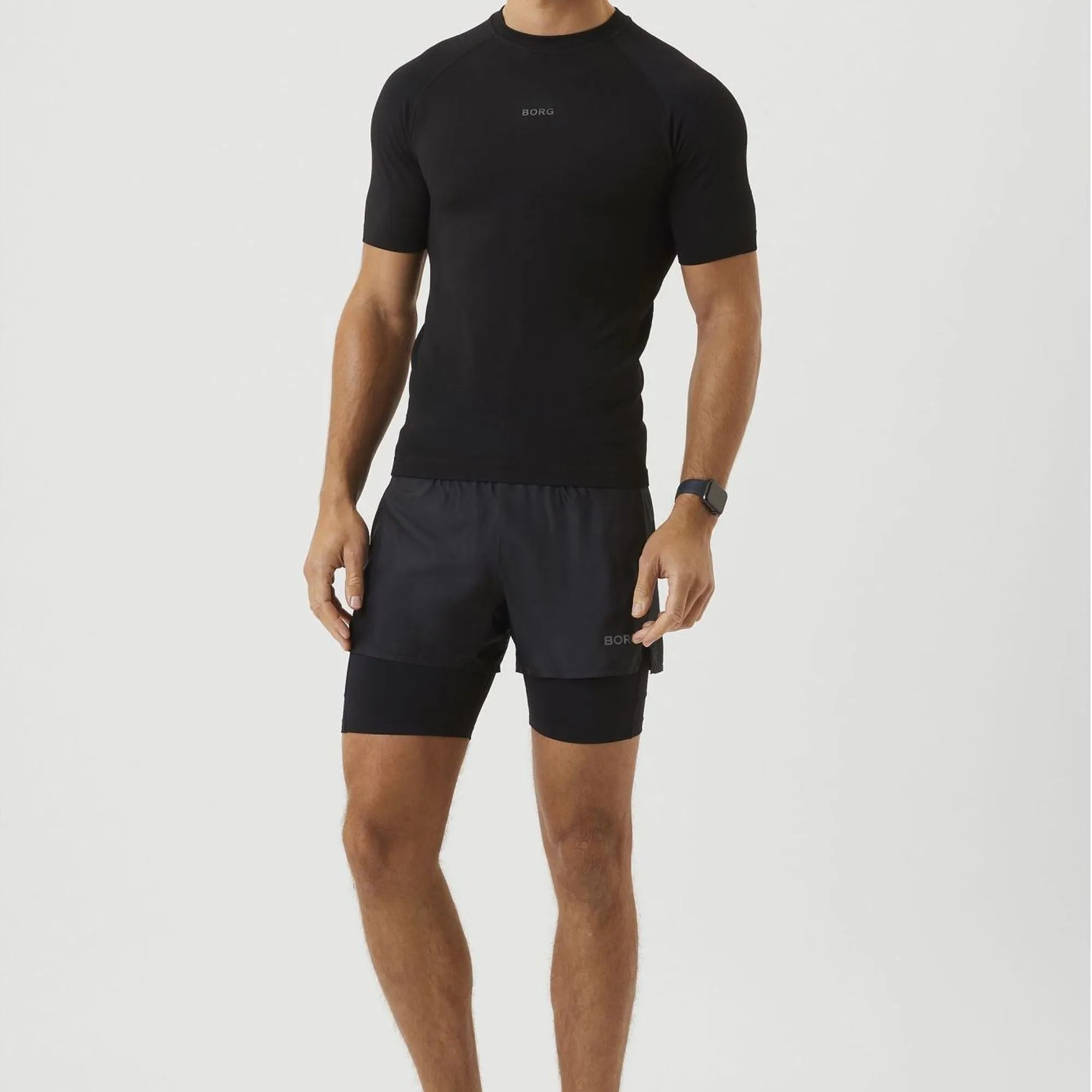 Mens Short Sleeve Running Breathable T-Shirt for All Sports