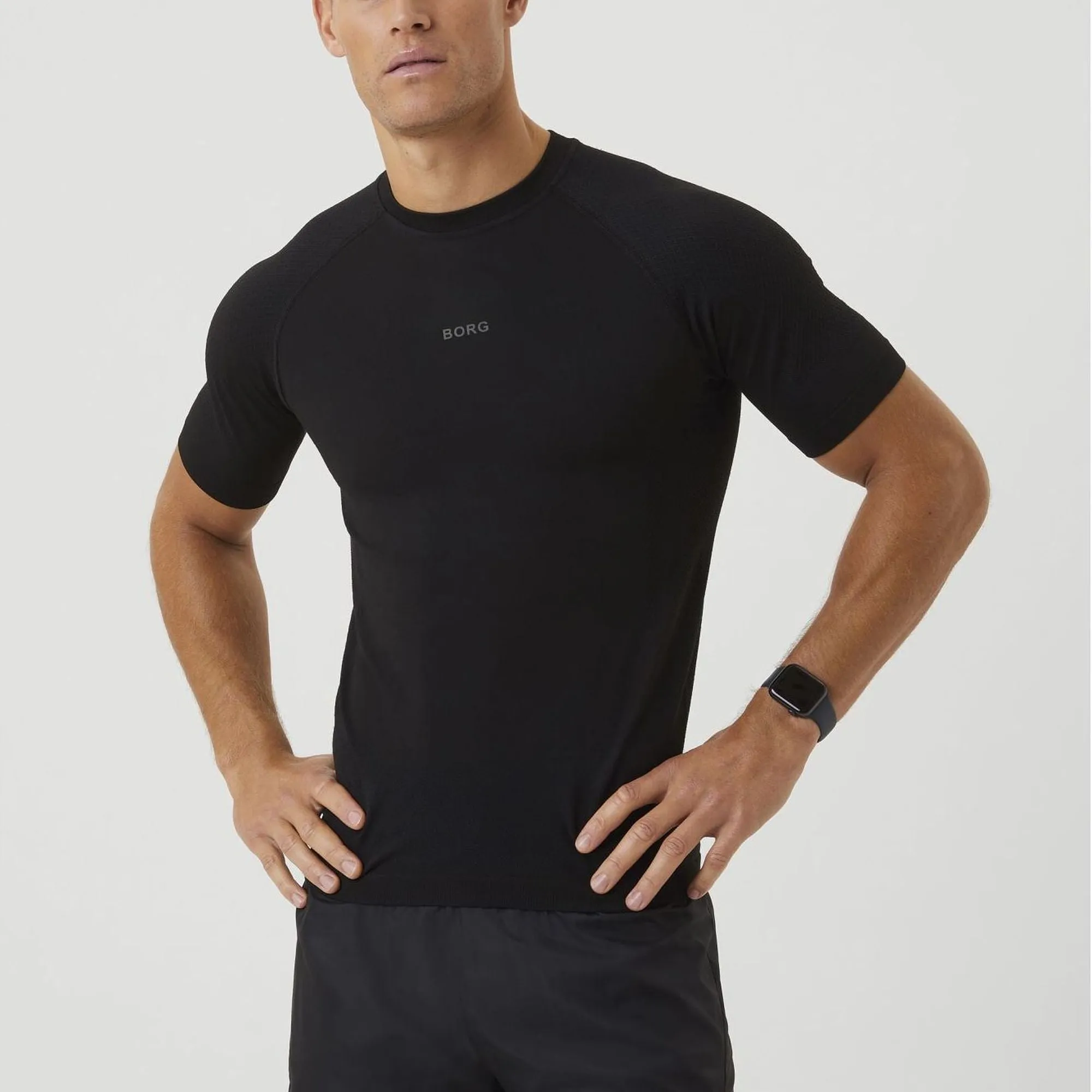 Mens Short Sleeve Running Breathable T-Shirt for All Sports