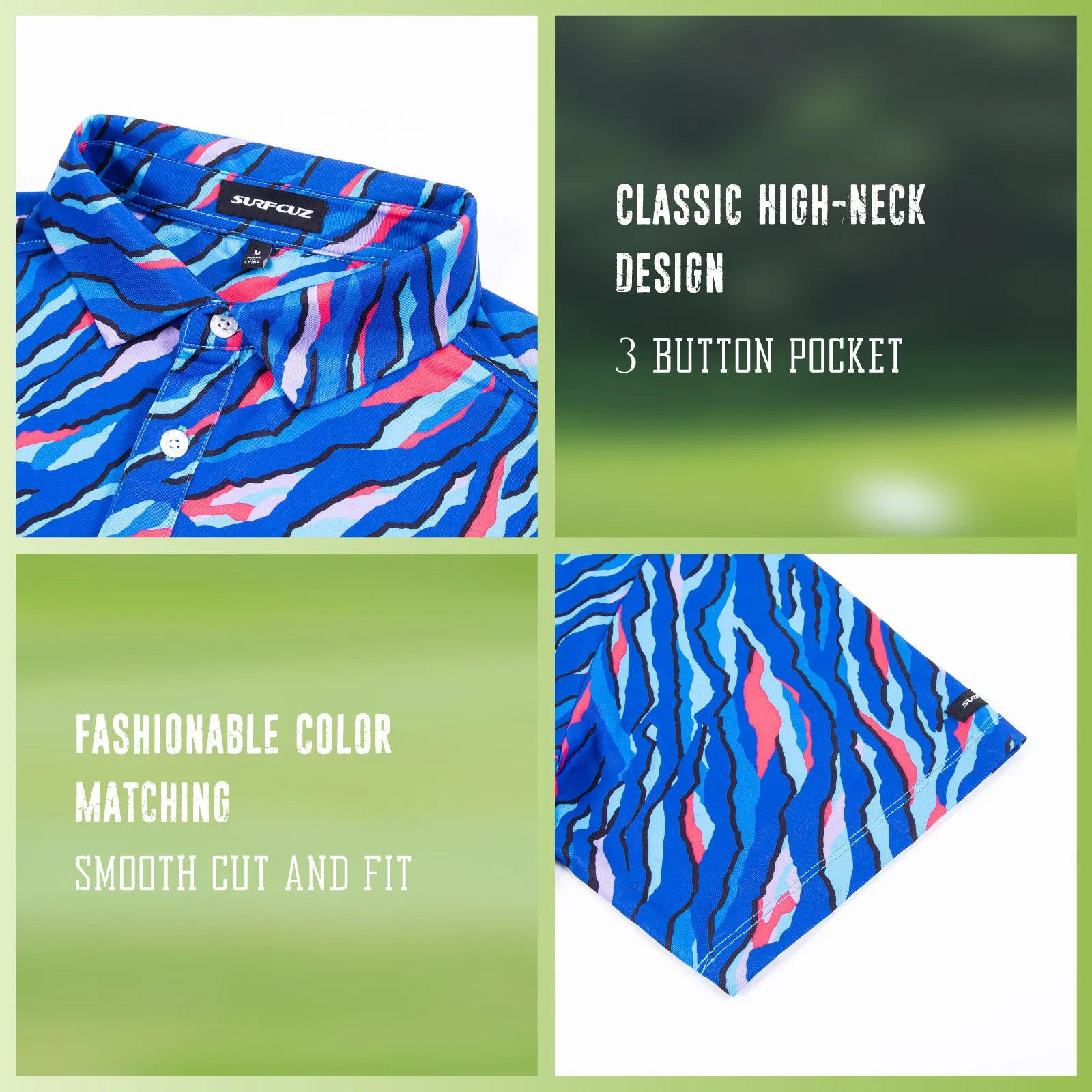 Men's Stretch Golf Polo Shirts