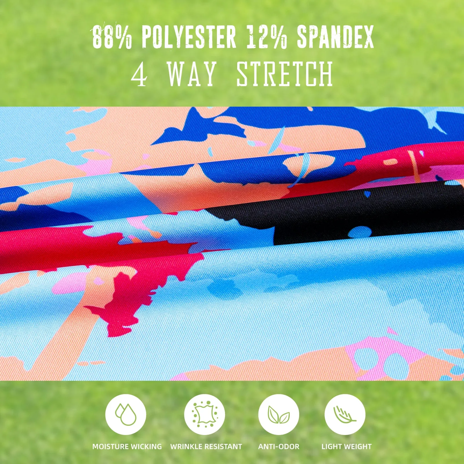 Men's Stretch Golf Polo Shirts