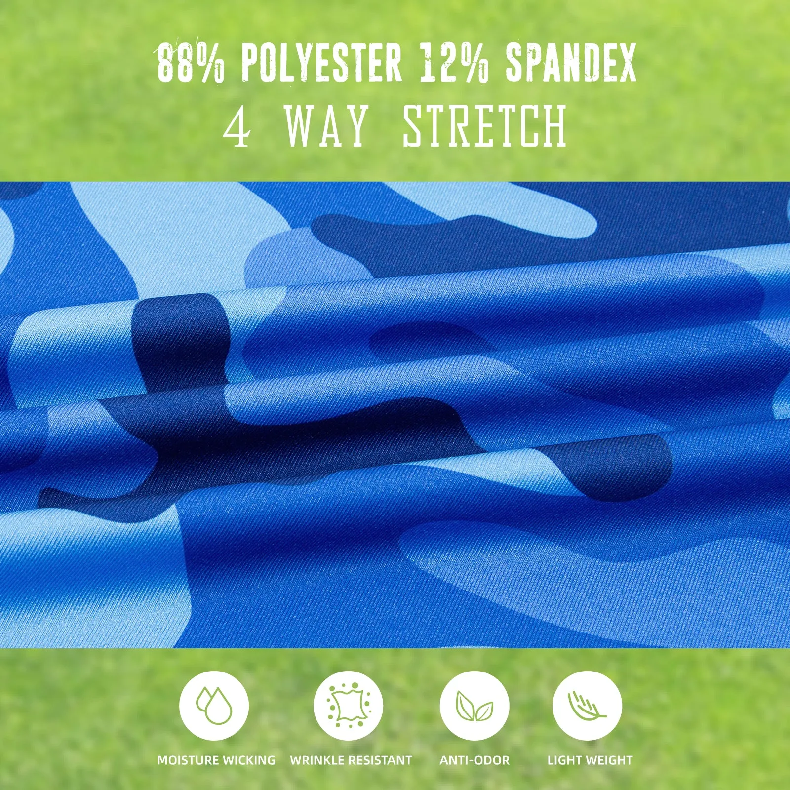 Men's Stretch Golf Polo Shirts