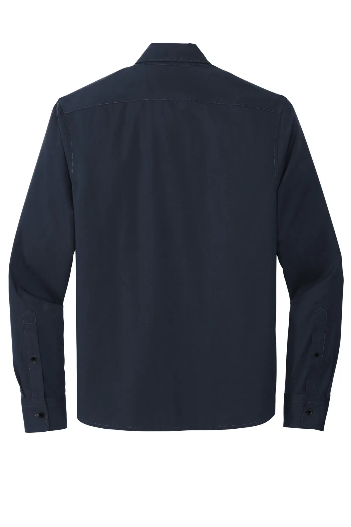 Mercer Mettle Long Sleeve Stretch Woven Shirt MM2000 Night Navy