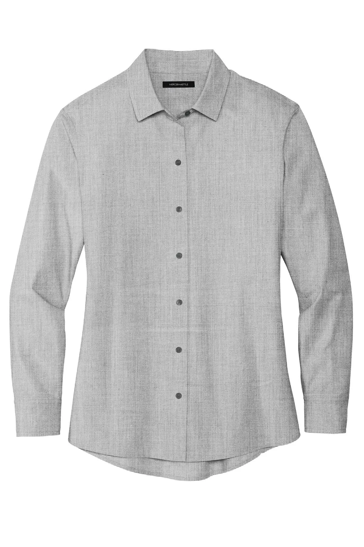Mercer Mettle Women's Long Sleeve Stretch Woven Shirt MM2001 Gusty Grey End On End