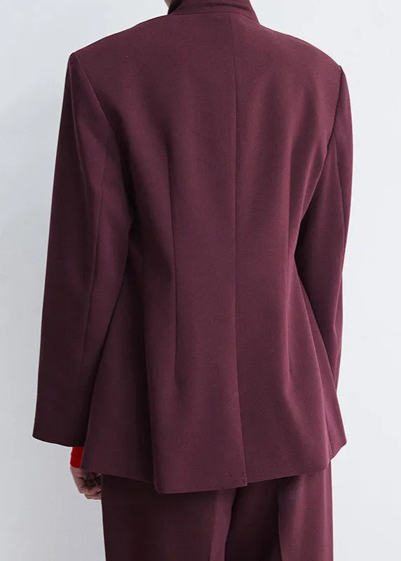 Merlot TailoRed Double-Breasted Blazer