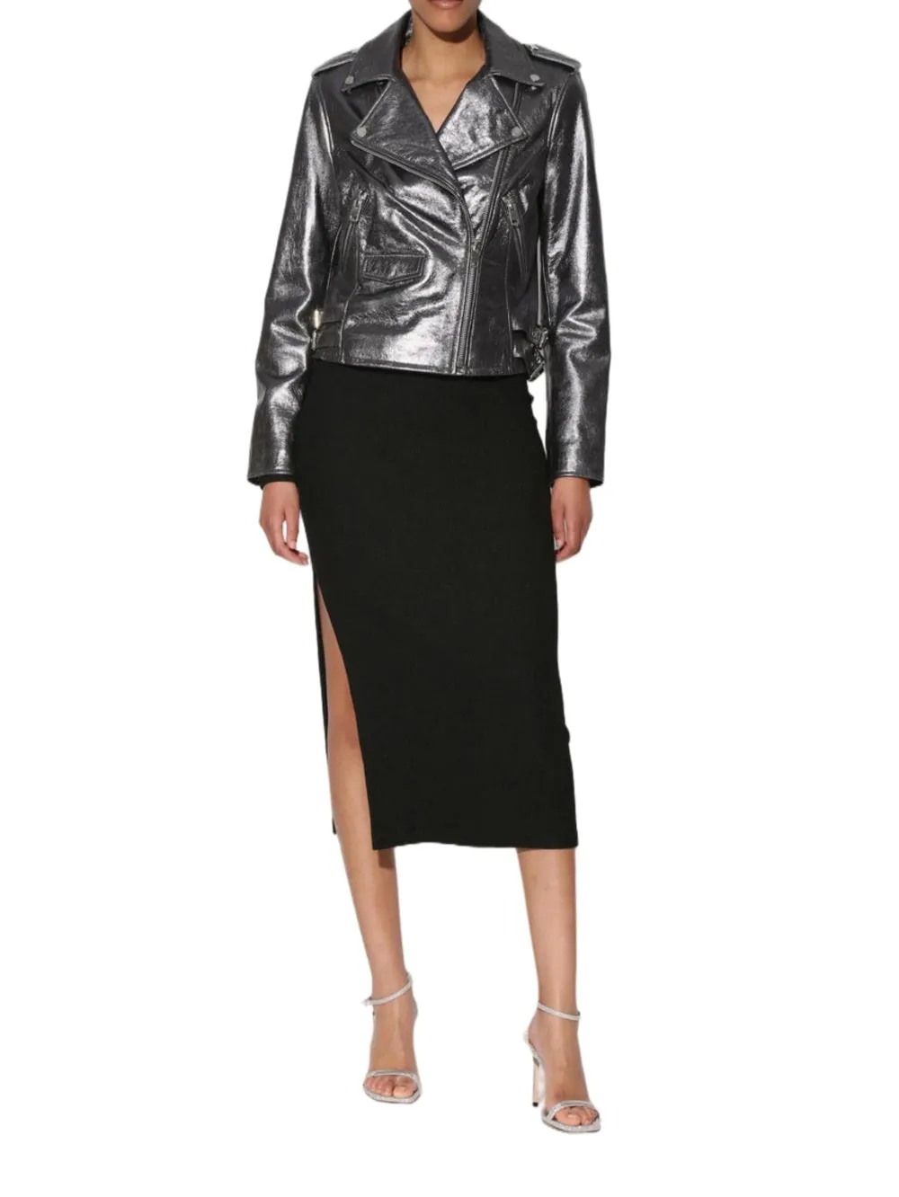 Metallic Sheen Tailored Jacket