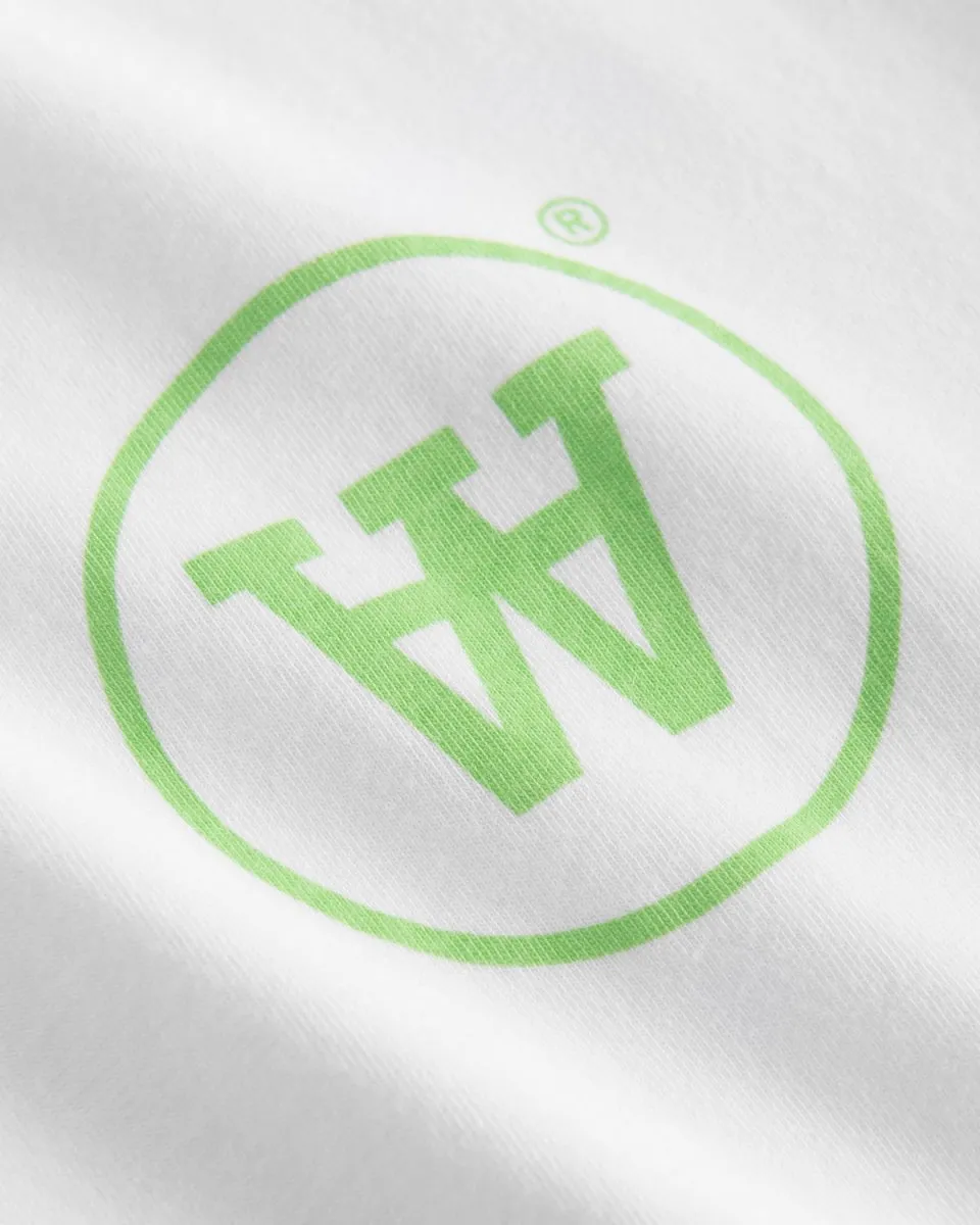 Mia T-shirt - White/Green