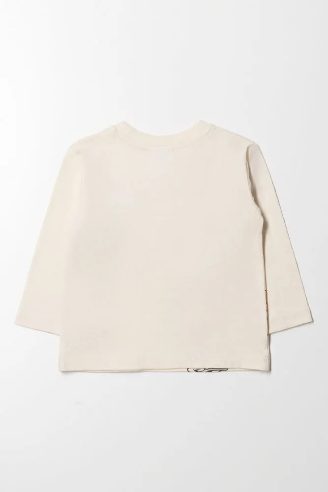 Mickey Mouse Long Sleeve T-Shirt Natural