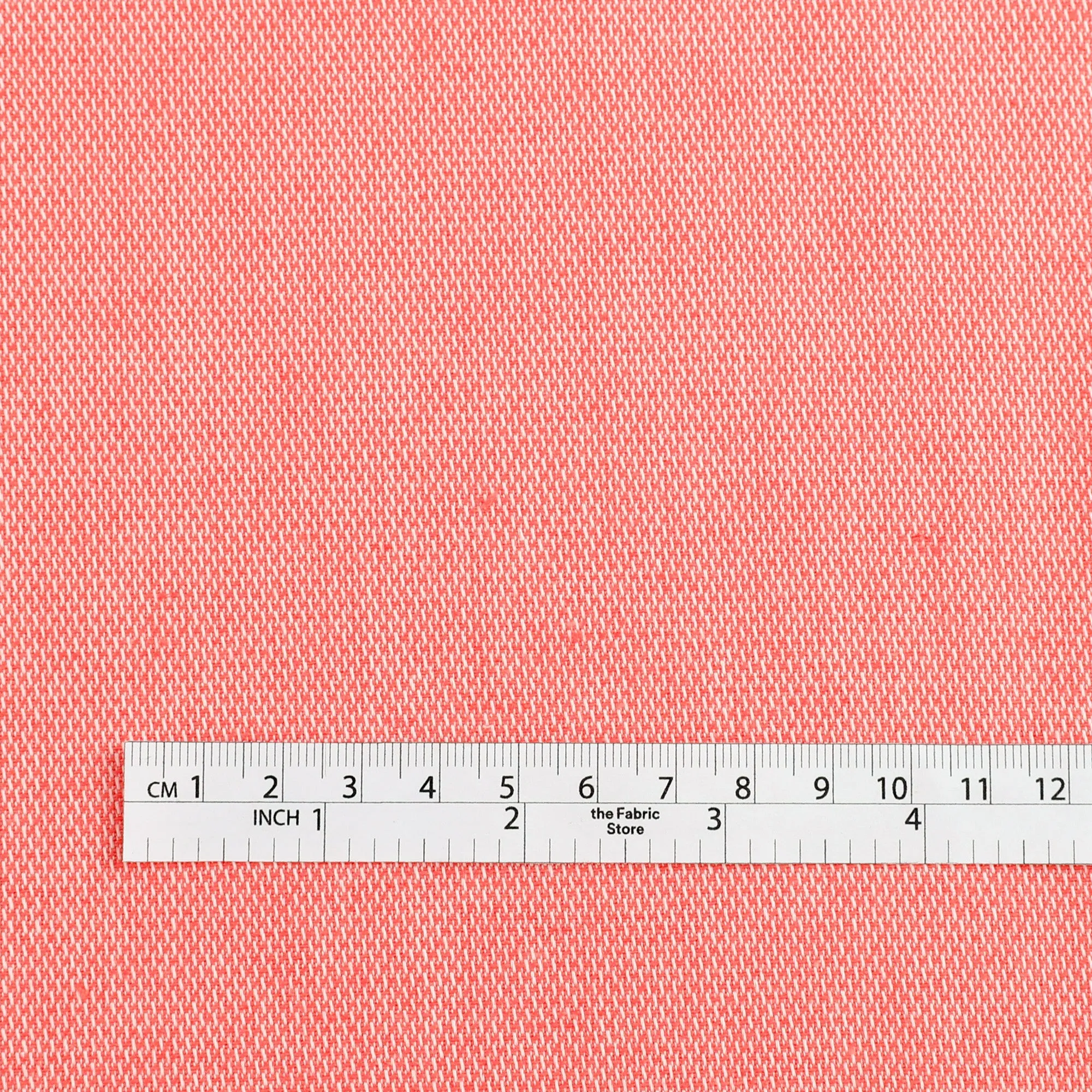 Micro Dash Cotton / Linen - Strawberry