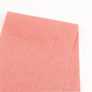 Micro Dash Cotton / Linen - Strawberry