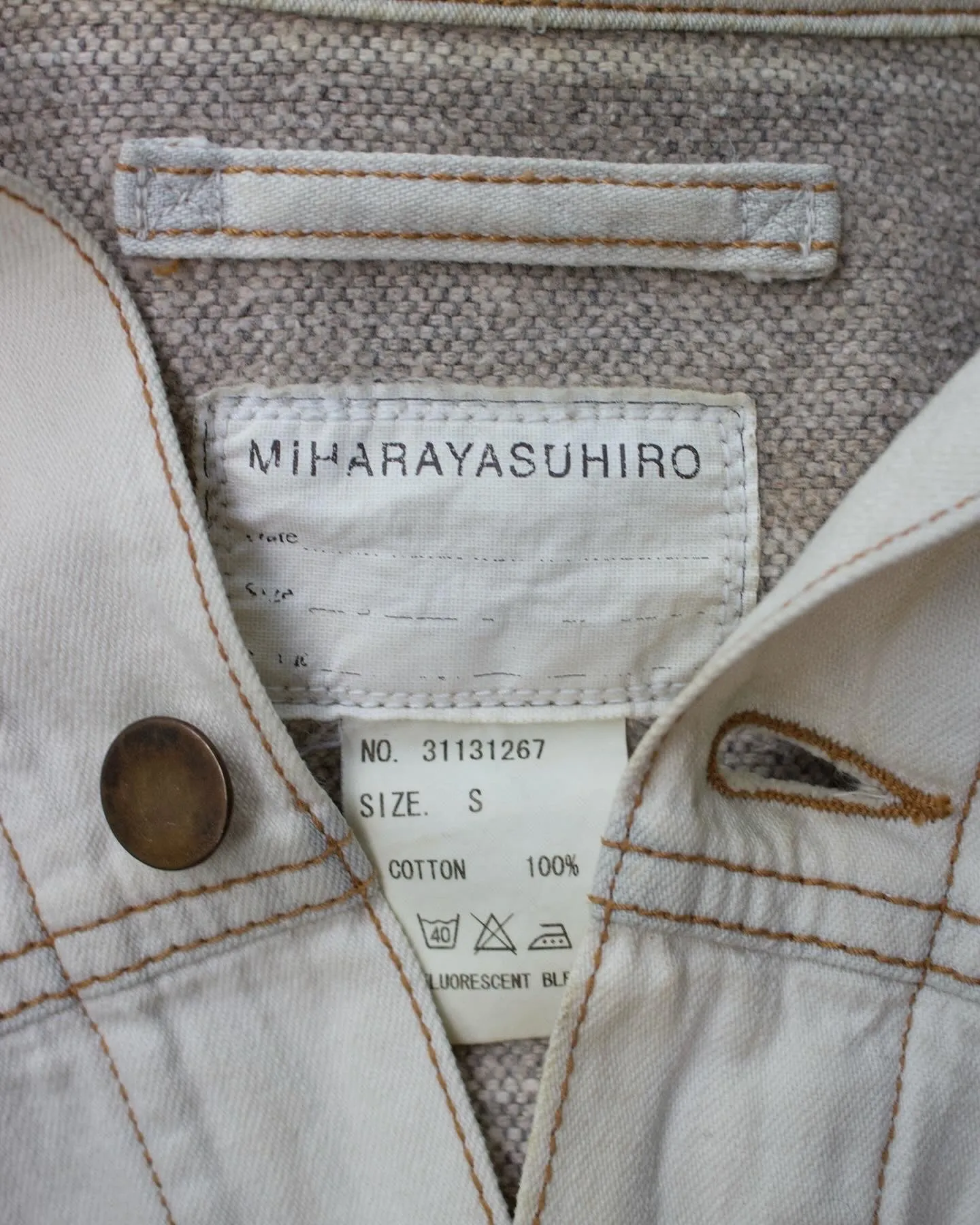 MiharaYasuhiro AW05 Layered Stack Denim Jacket