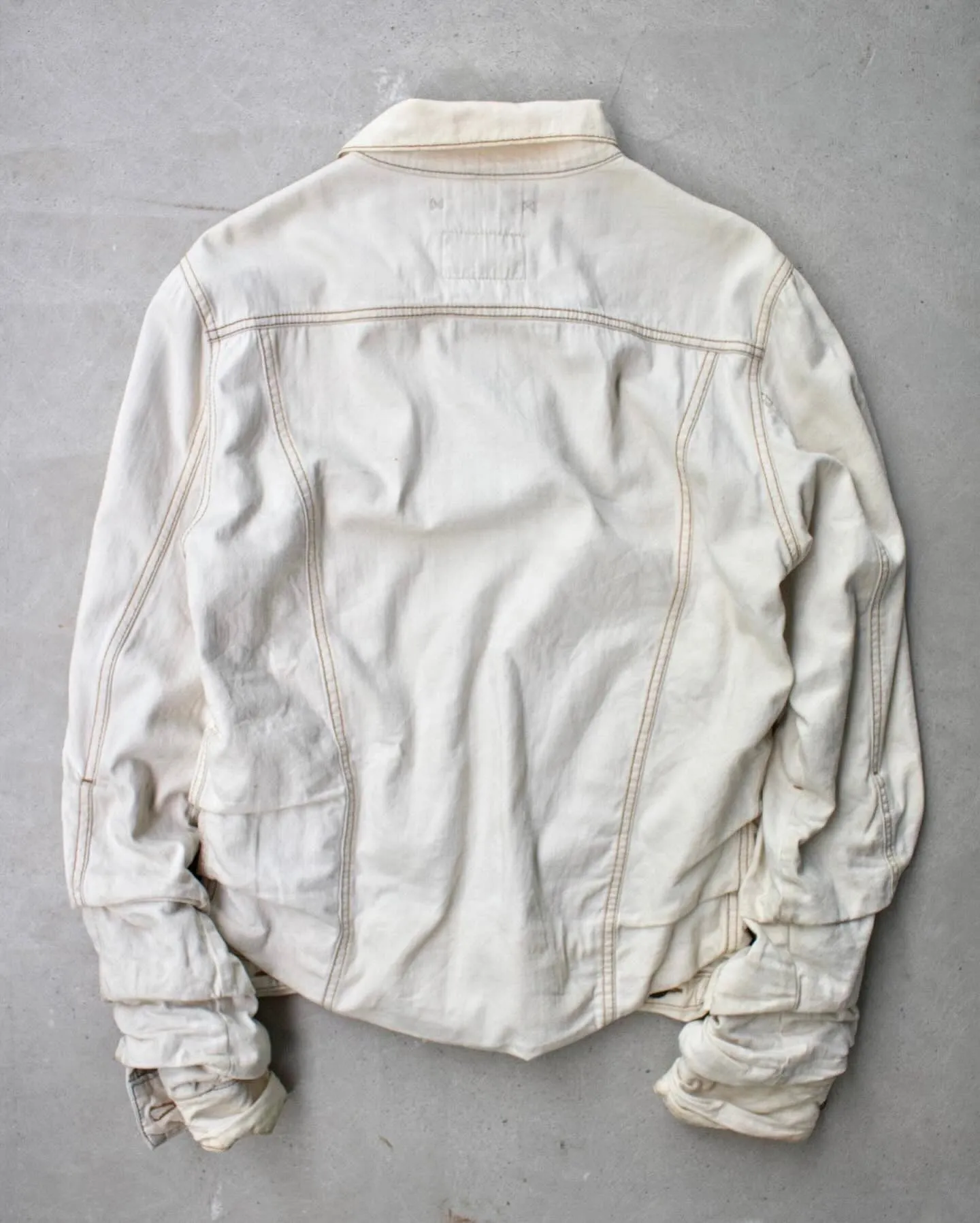 MiharaYasuhiro AW05 Layered Stack Denim Jacket