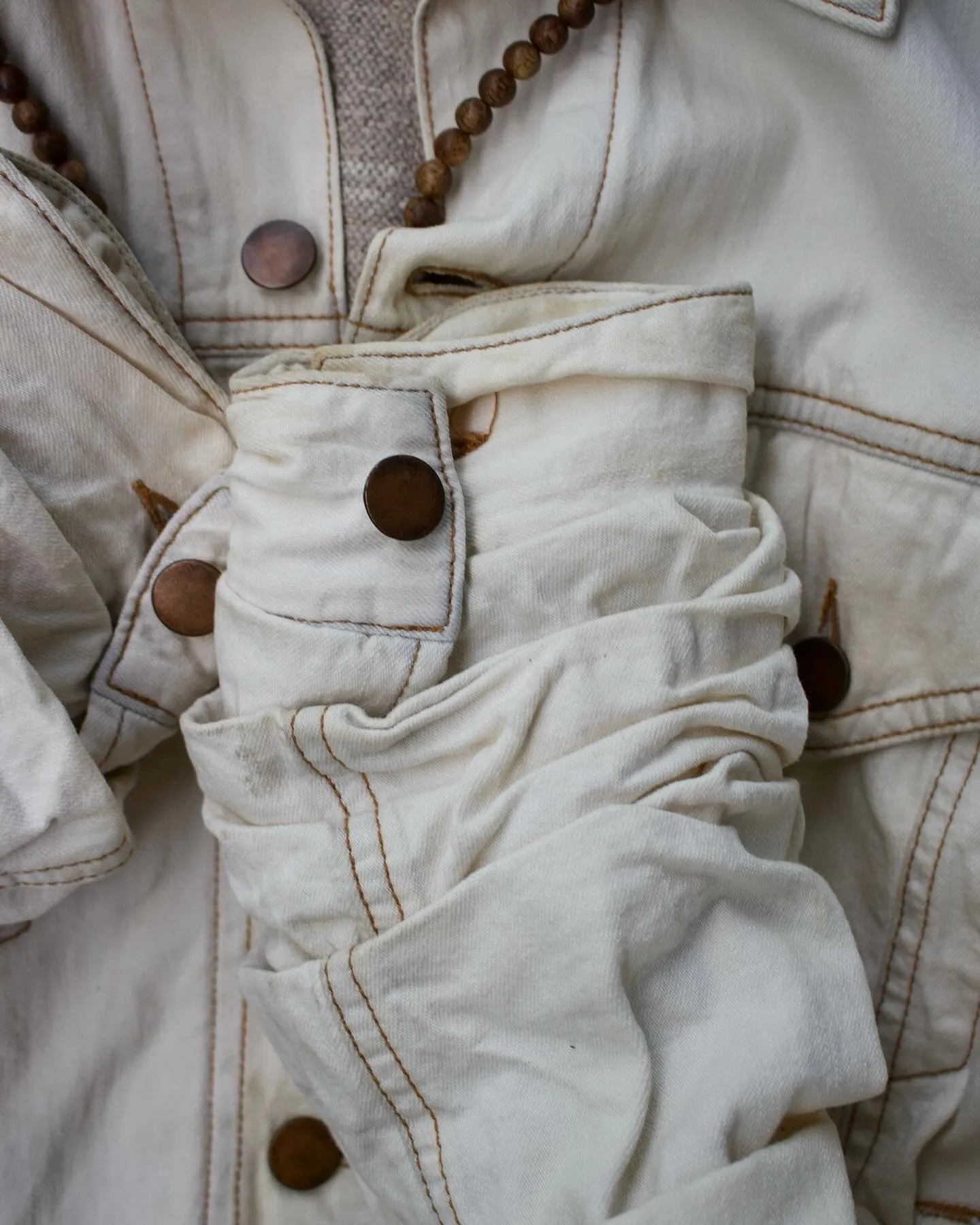MiharaYasuhiro AW05 Layered Stack Denim Jacket