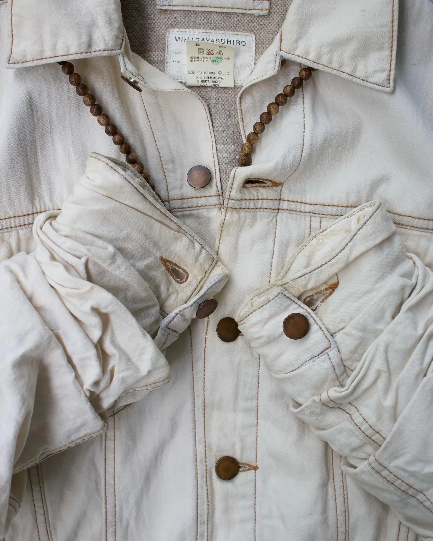 MiharaYasuhiro AW05 Layered Stack Denim Jacket