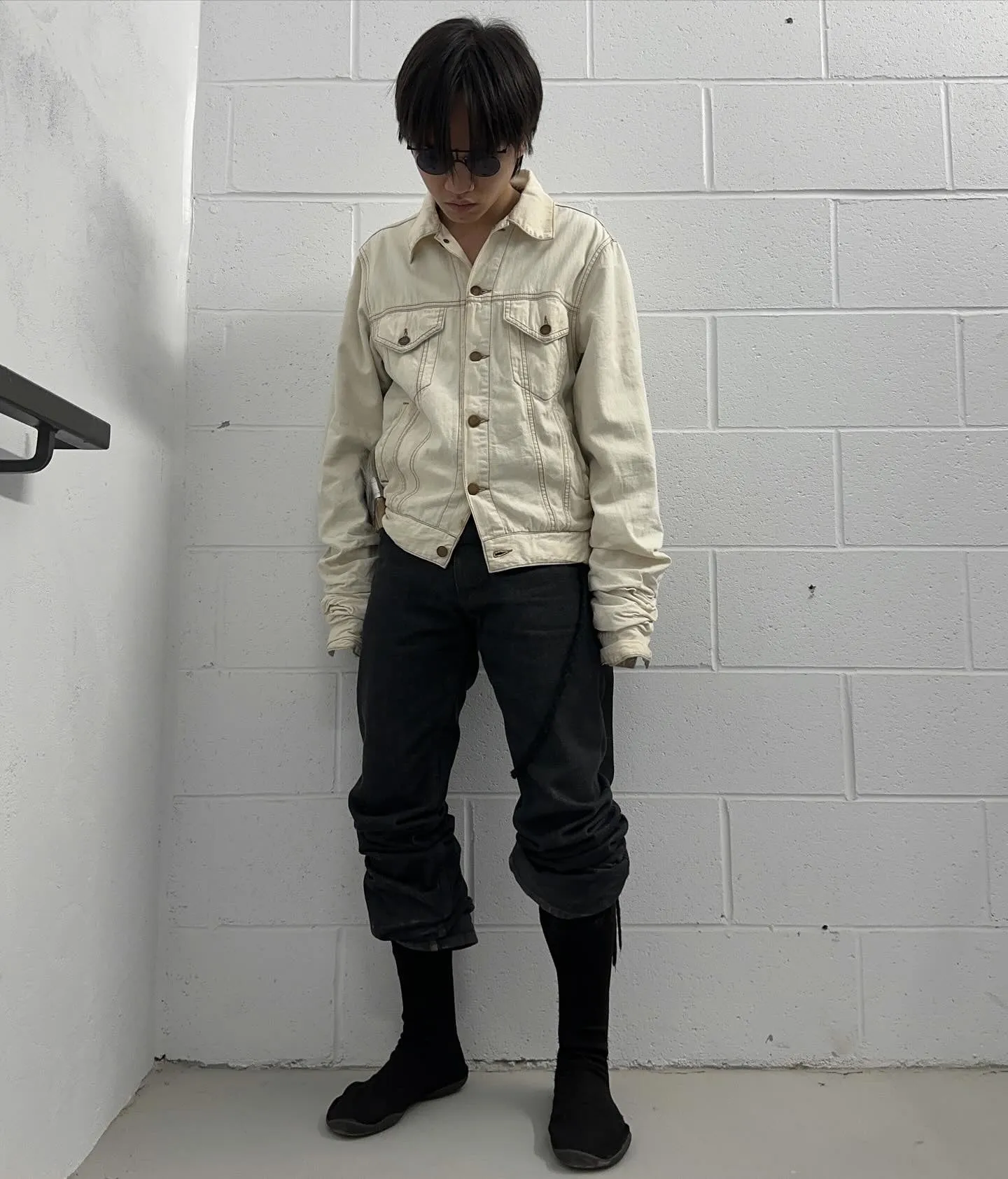 MiharaYasuhiro AW05 Layered Stack Denim Jacket