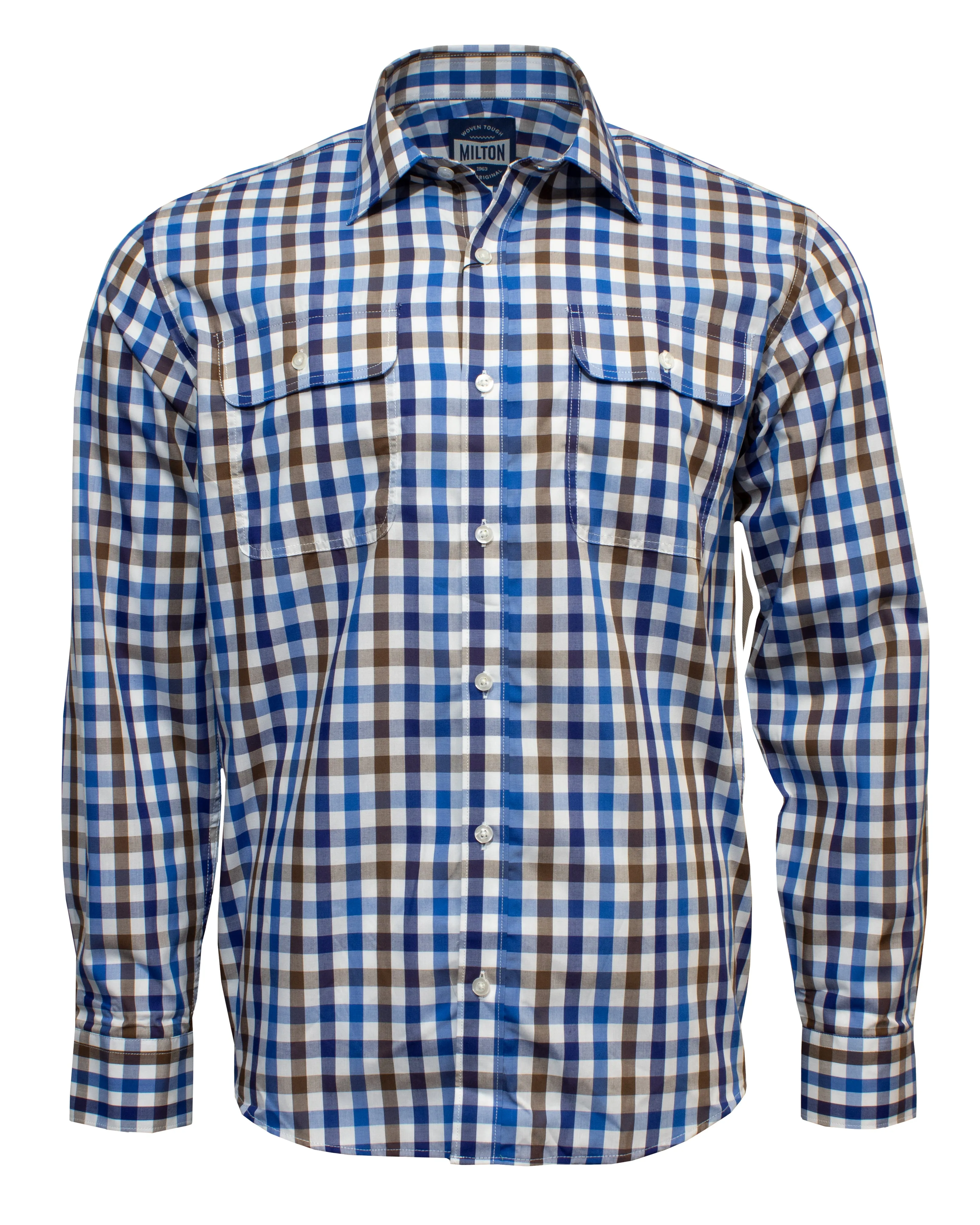 Milton Check Double Pocket Shirt