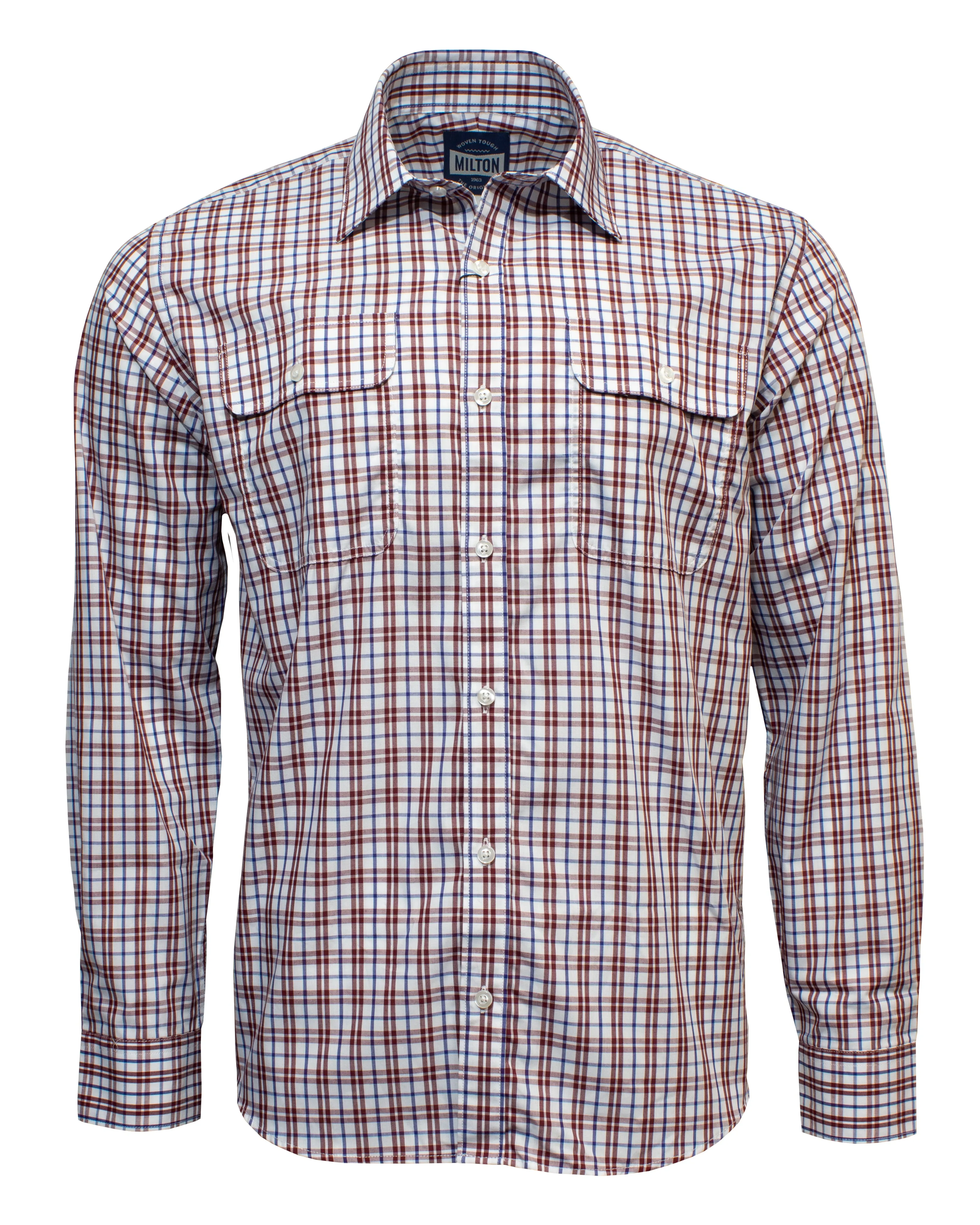 Milton Check Double Pocket Shirt