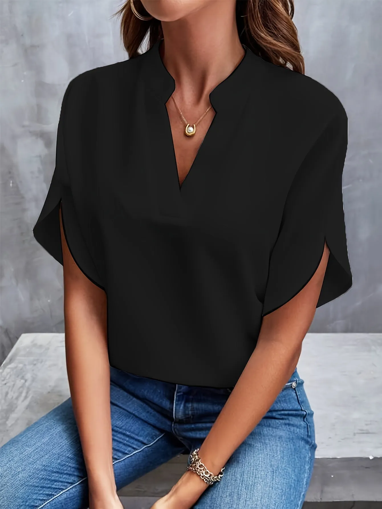 Mina - Elegant Luxe Blouse