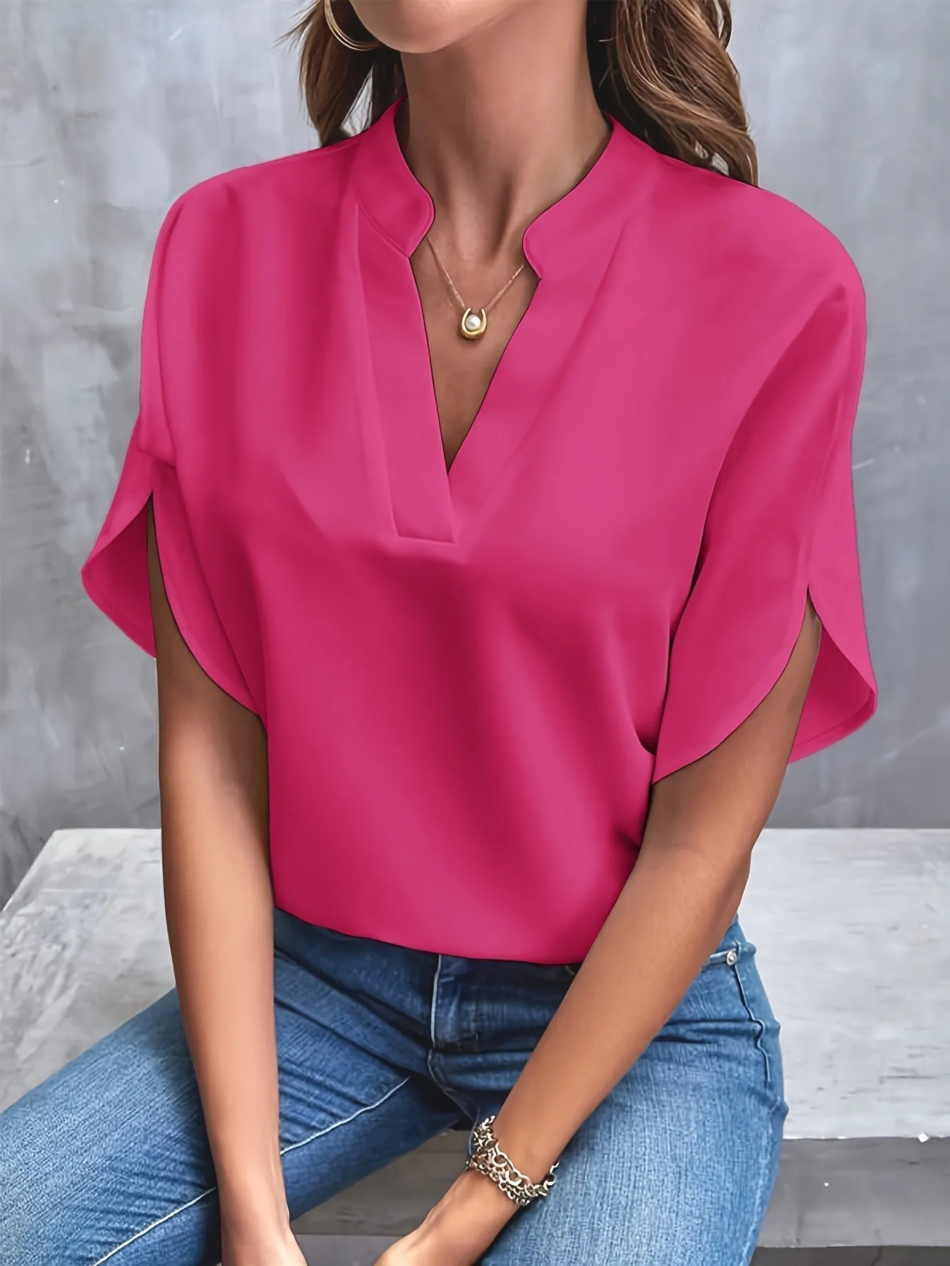 Mina - Elegant Luxe Blouse