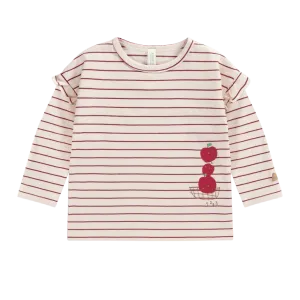 Mini Souris Top with Ruffles & Stripes