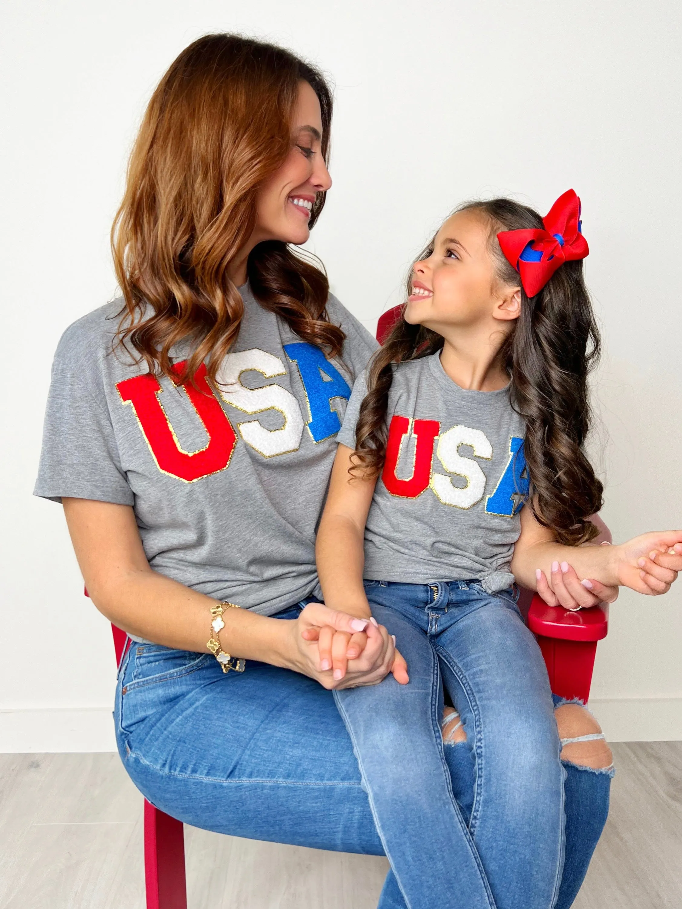 Mommy and Me Twindependence USA Top