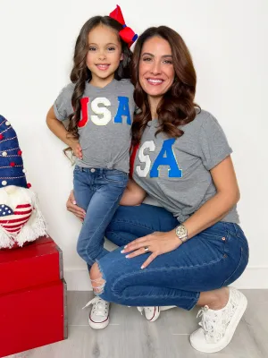 Mommy and Me Twindependence USA Top