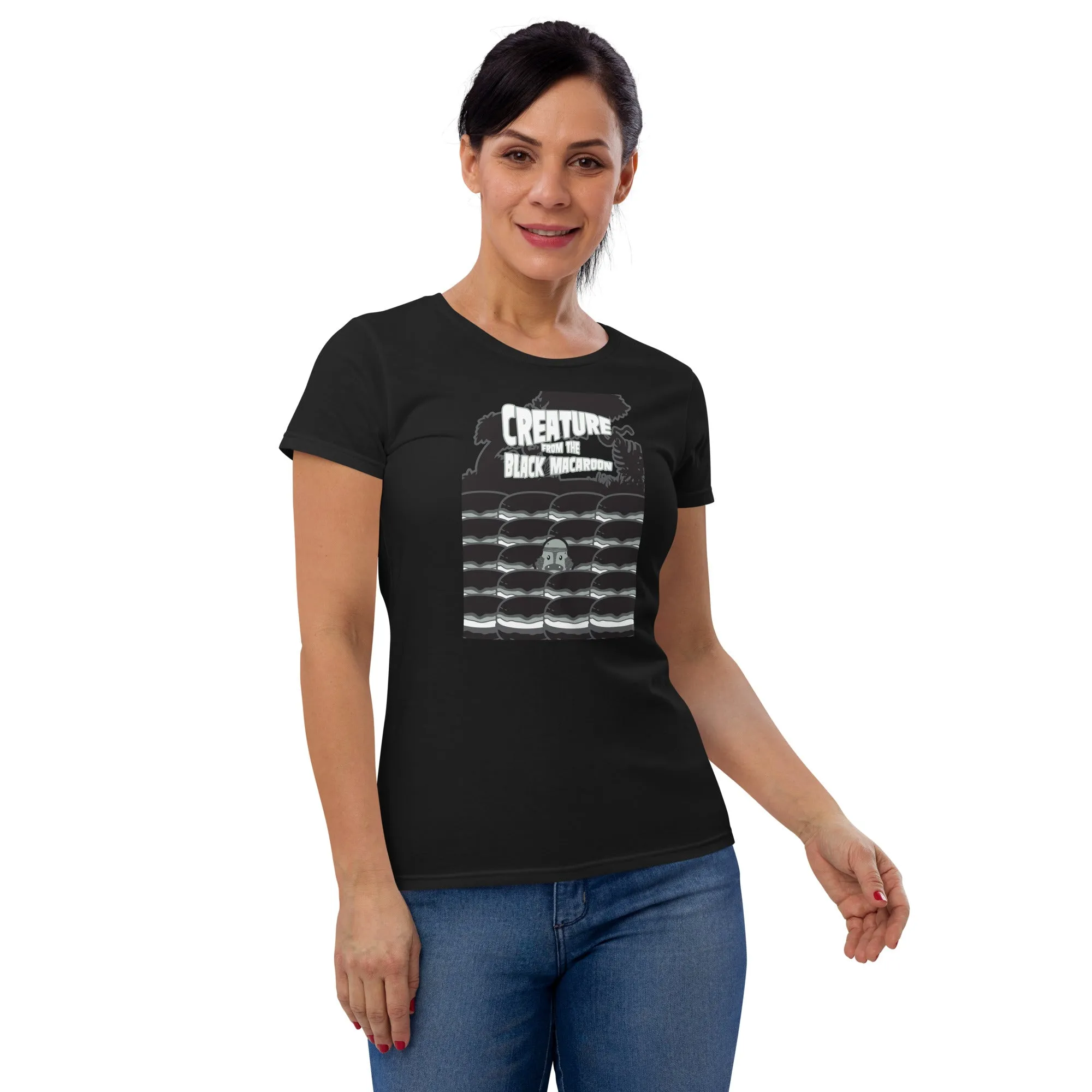 Movie The Food™ "Creature From The Black Macaroon" Women's T-Shirt