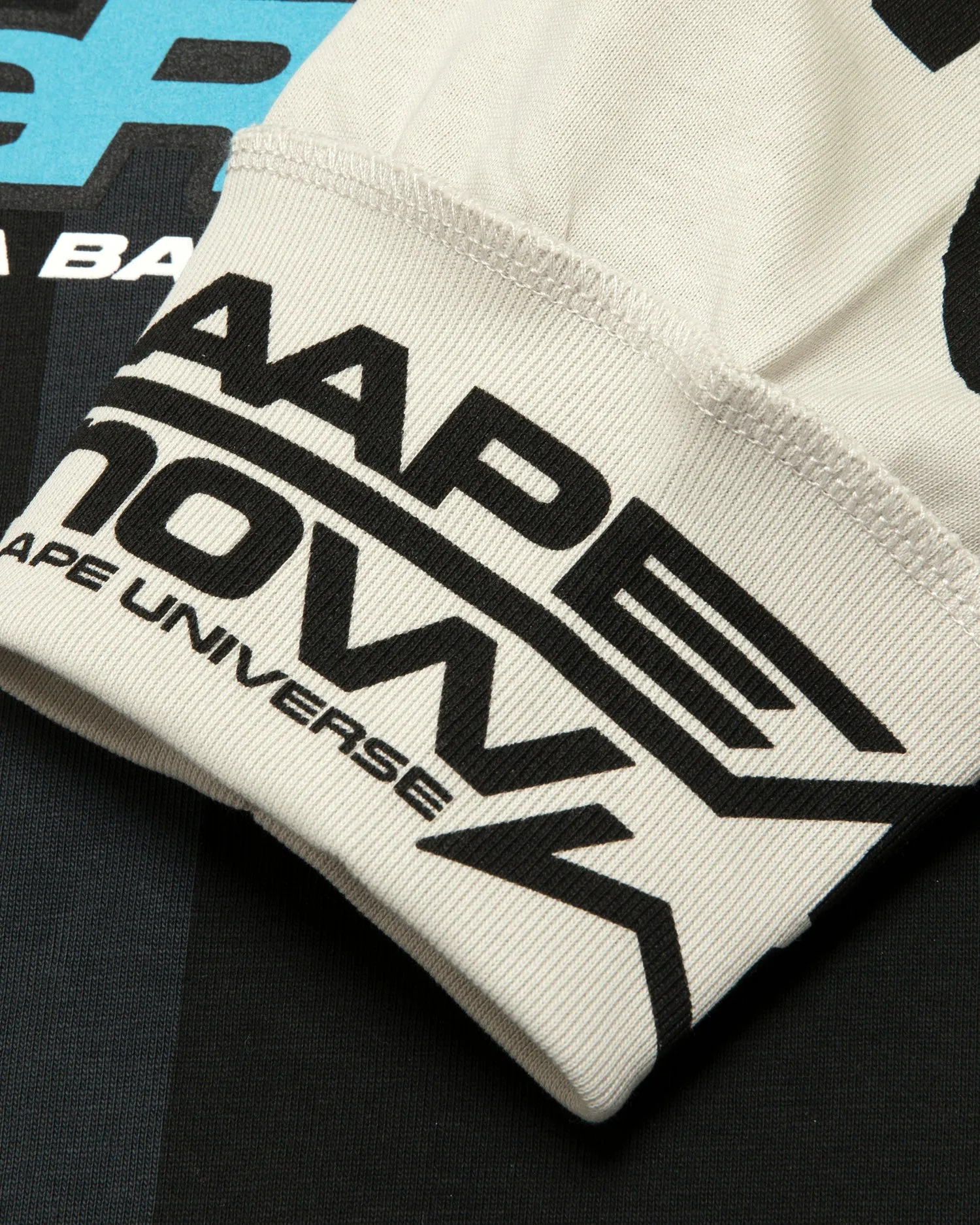 Multi-logo layered long sleeve tee
