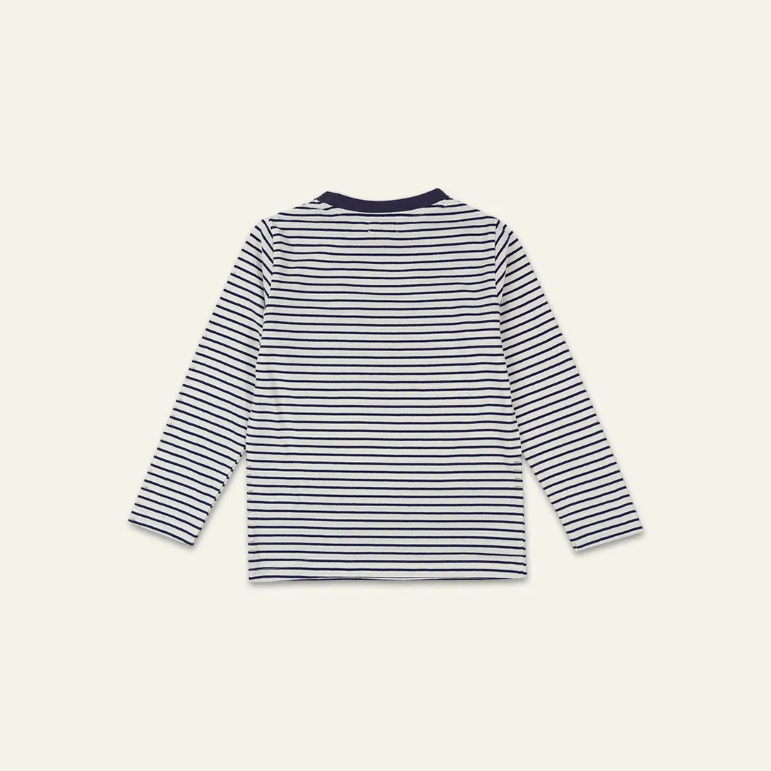 Multicoloured Character And Stripe Print Top