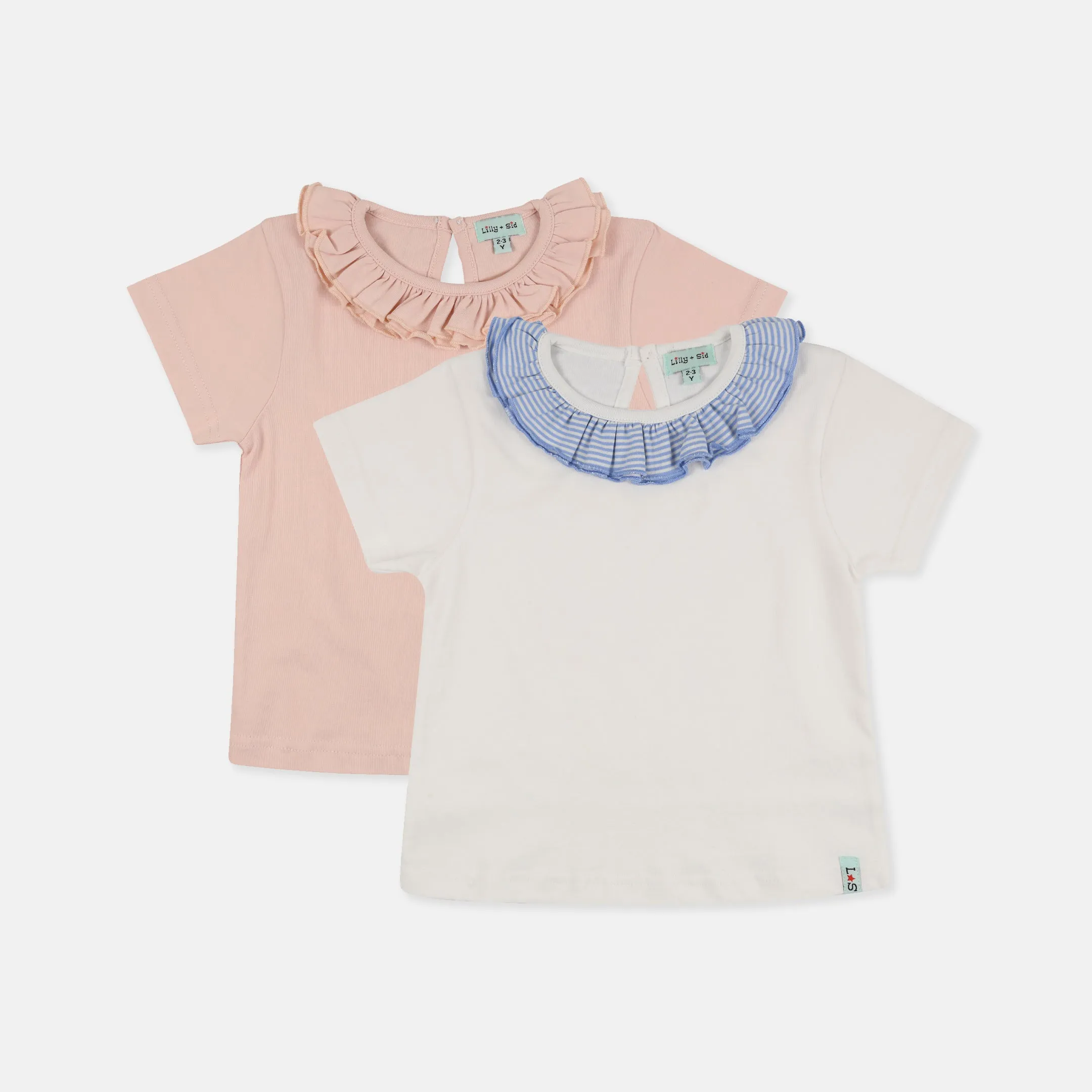 Multicoloured Plain Top - 2 Pack