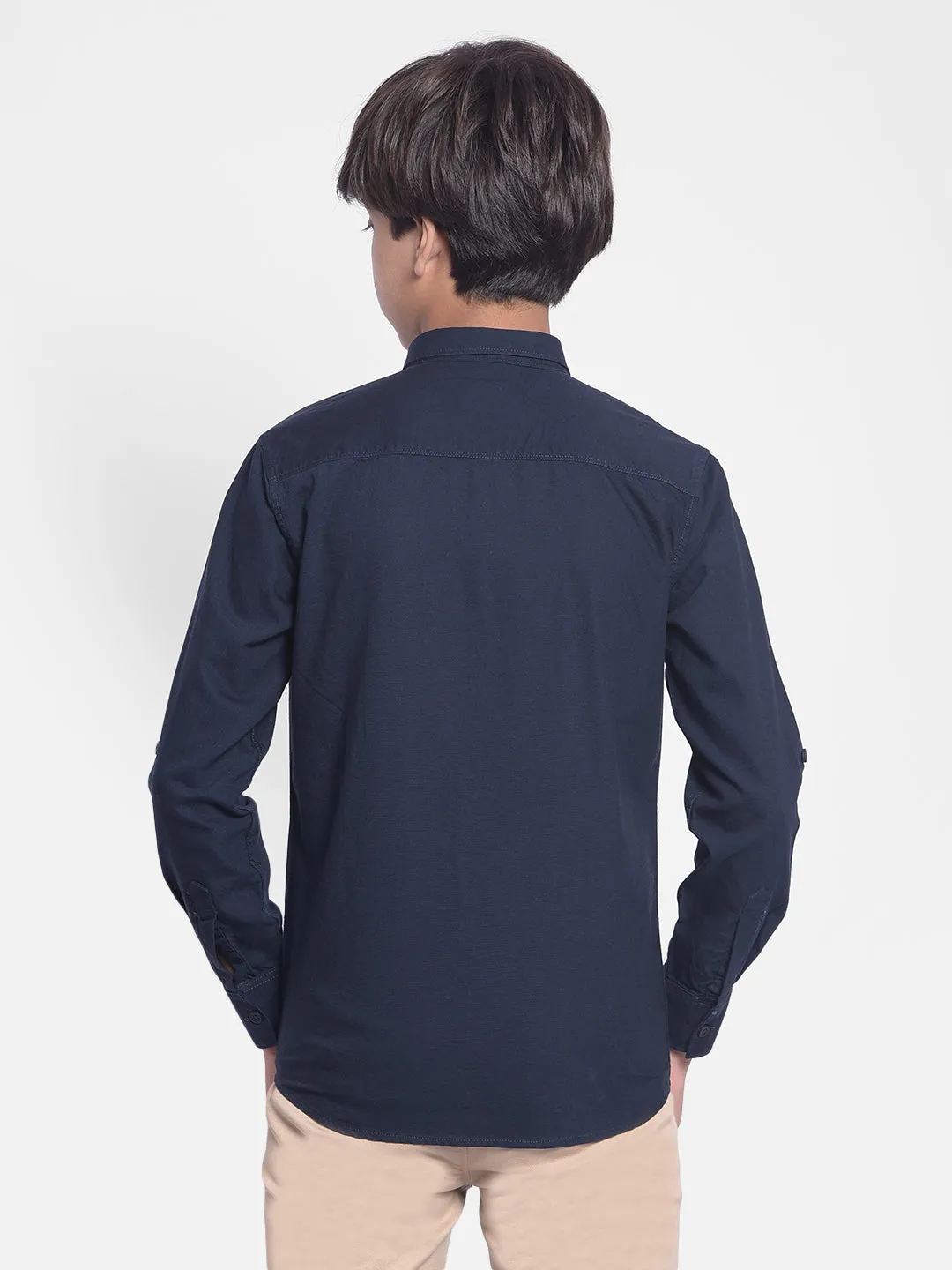 Navy Blue Shirt