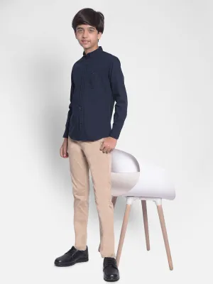 Navy Blue Shirt